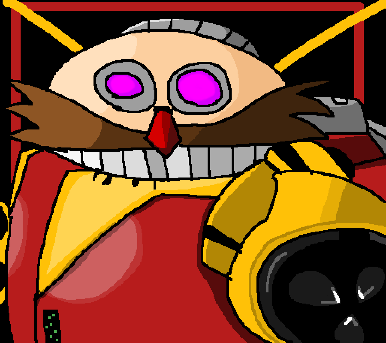 Pixilart Death Egg Robot by TheEggManGuy