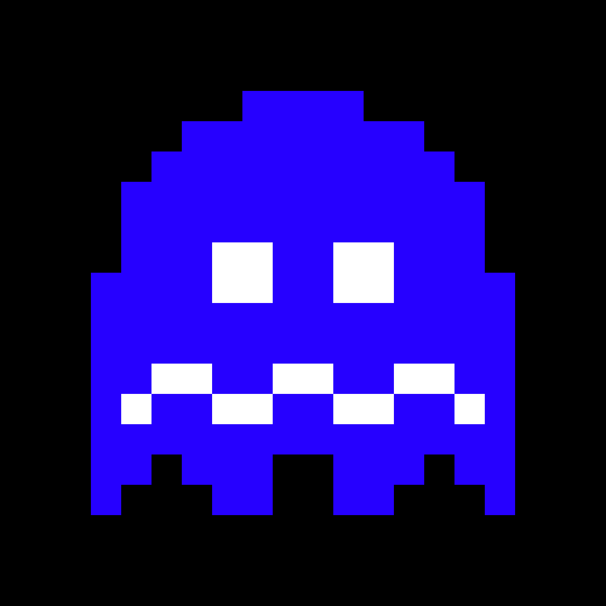 Pixilart Pacman Scared Ghost GIF By LandoDJ77