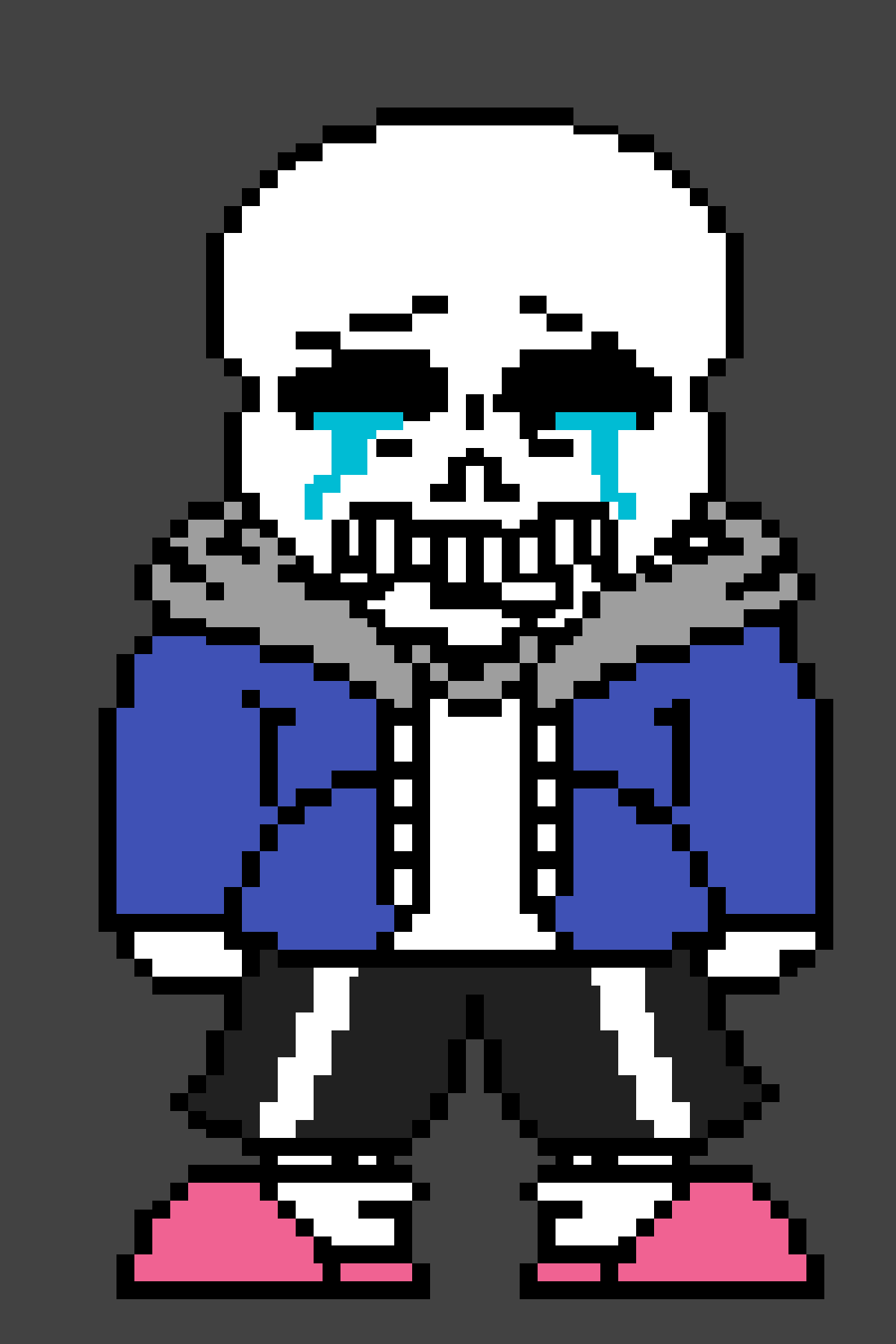 Pixilart - Depressed sans by Mardigras1312