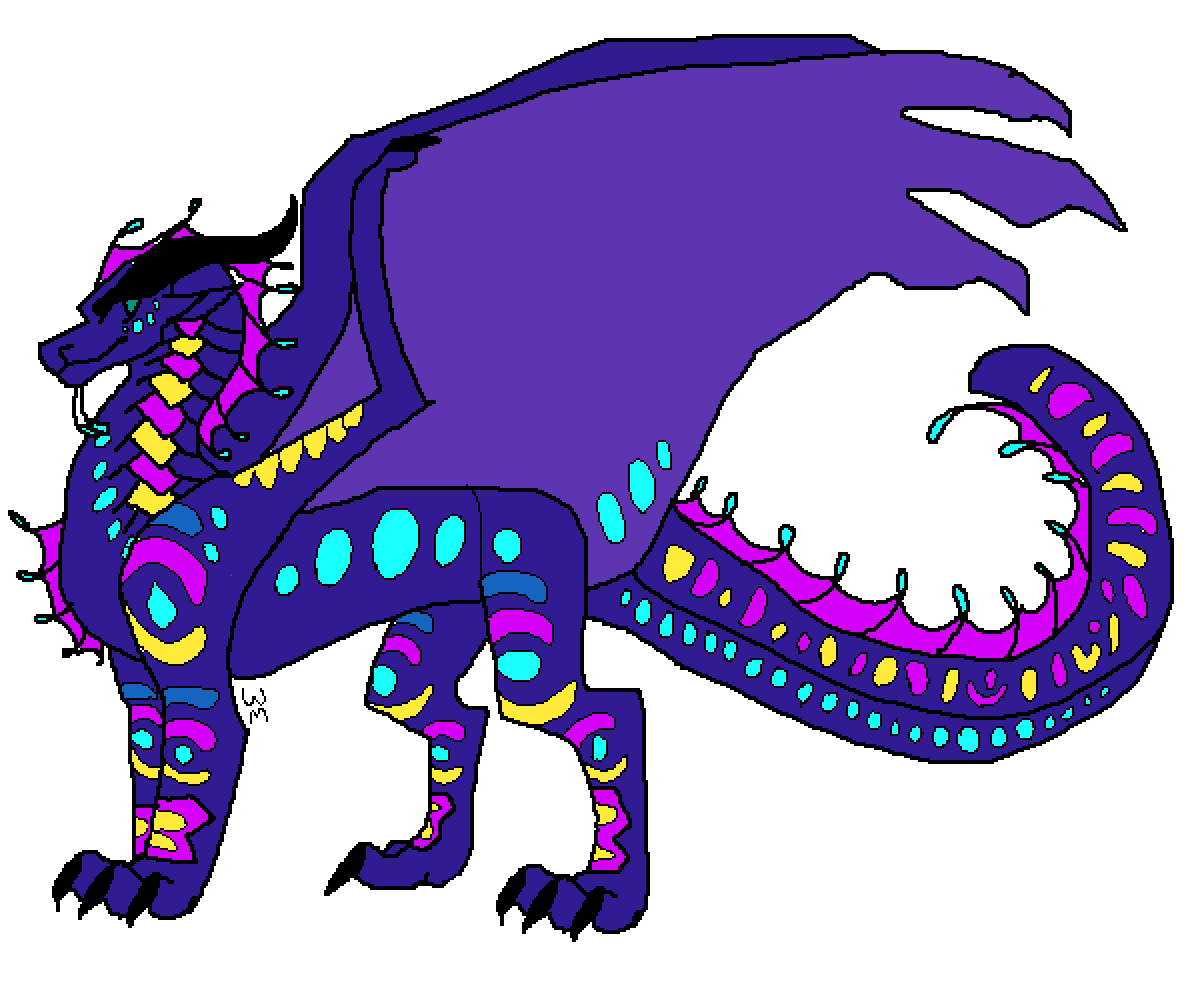 Pixilart SeaWing base Summer by TigerlilyWOF