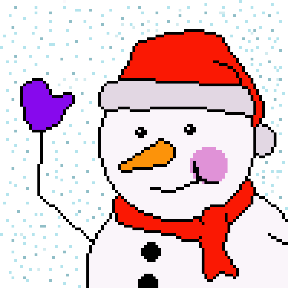 Pixilart Snowman by BeisbolBoi