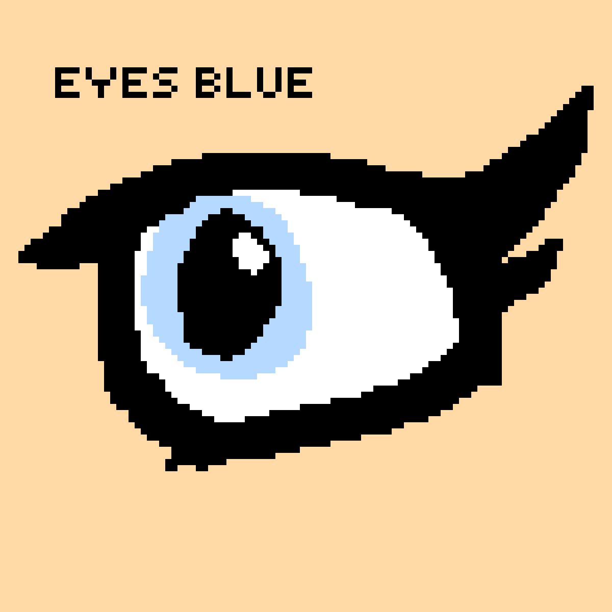 Pixilart Eyes blue like the atlantic (original) by WellBasicalyYES