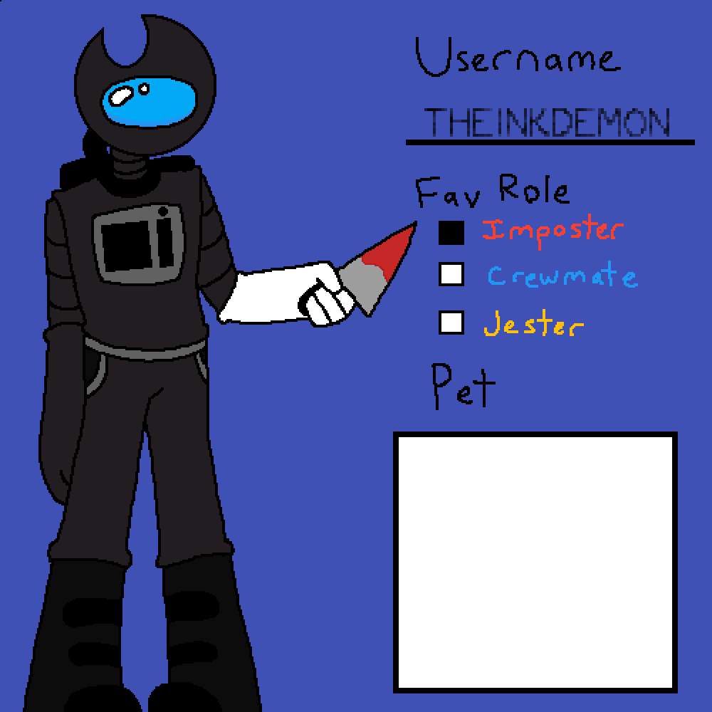 Pixilart Among Us OC Base by InkBendy101