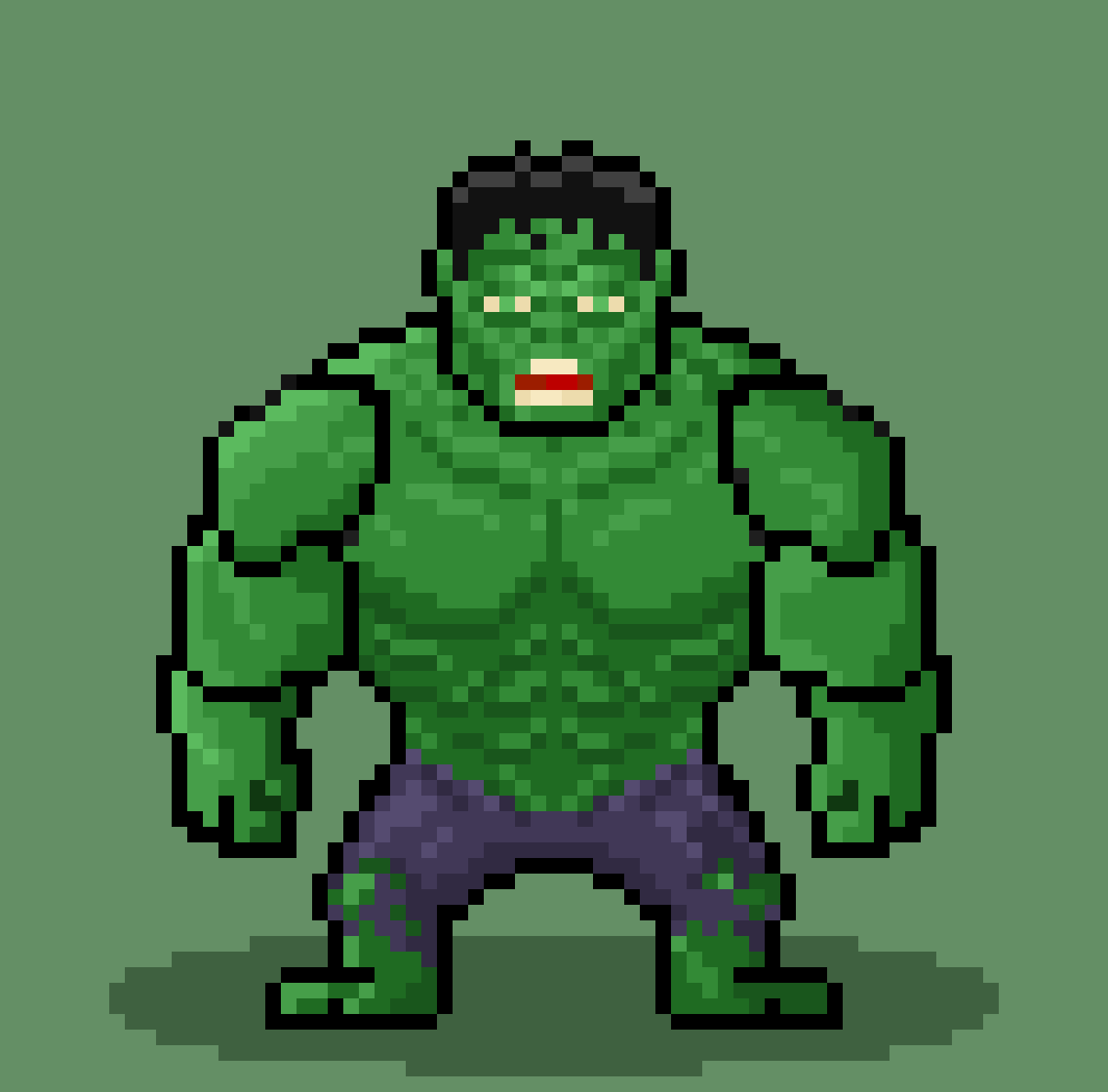 Pixilart - Hulk by garrett5