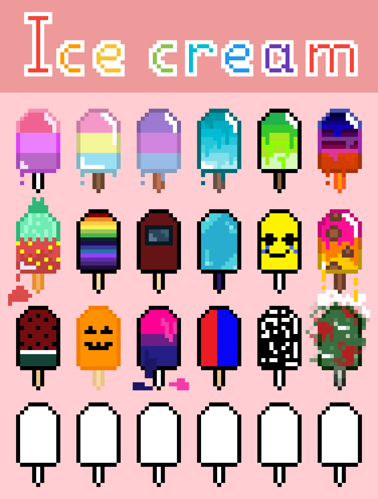 Pixilart Zombie ice cream by MistyTalons