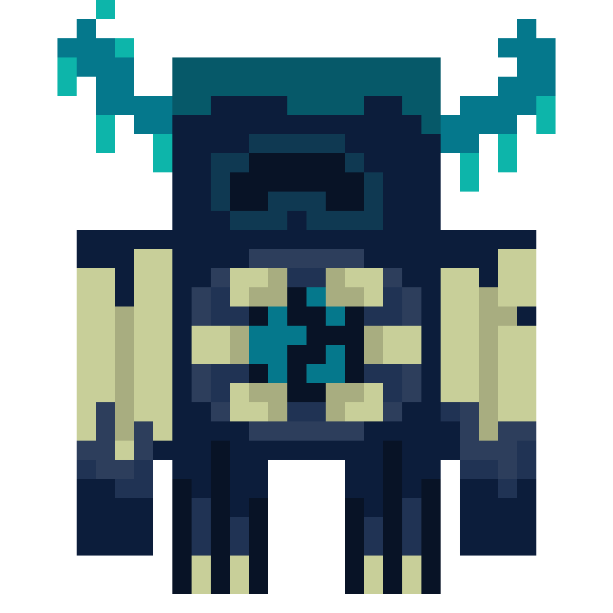 Pixilart - Minecraft Warden by Gaguiceiro