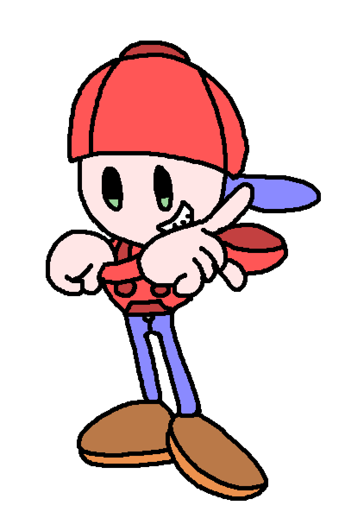 Pixilart - SA1 Pose by MushroomyPlayz