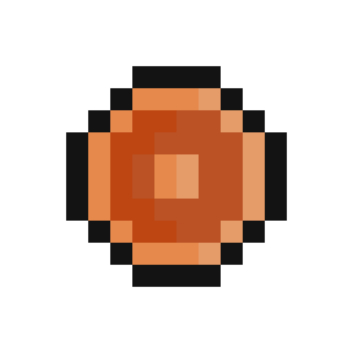 Pixilart Copper Coin by MaximRav