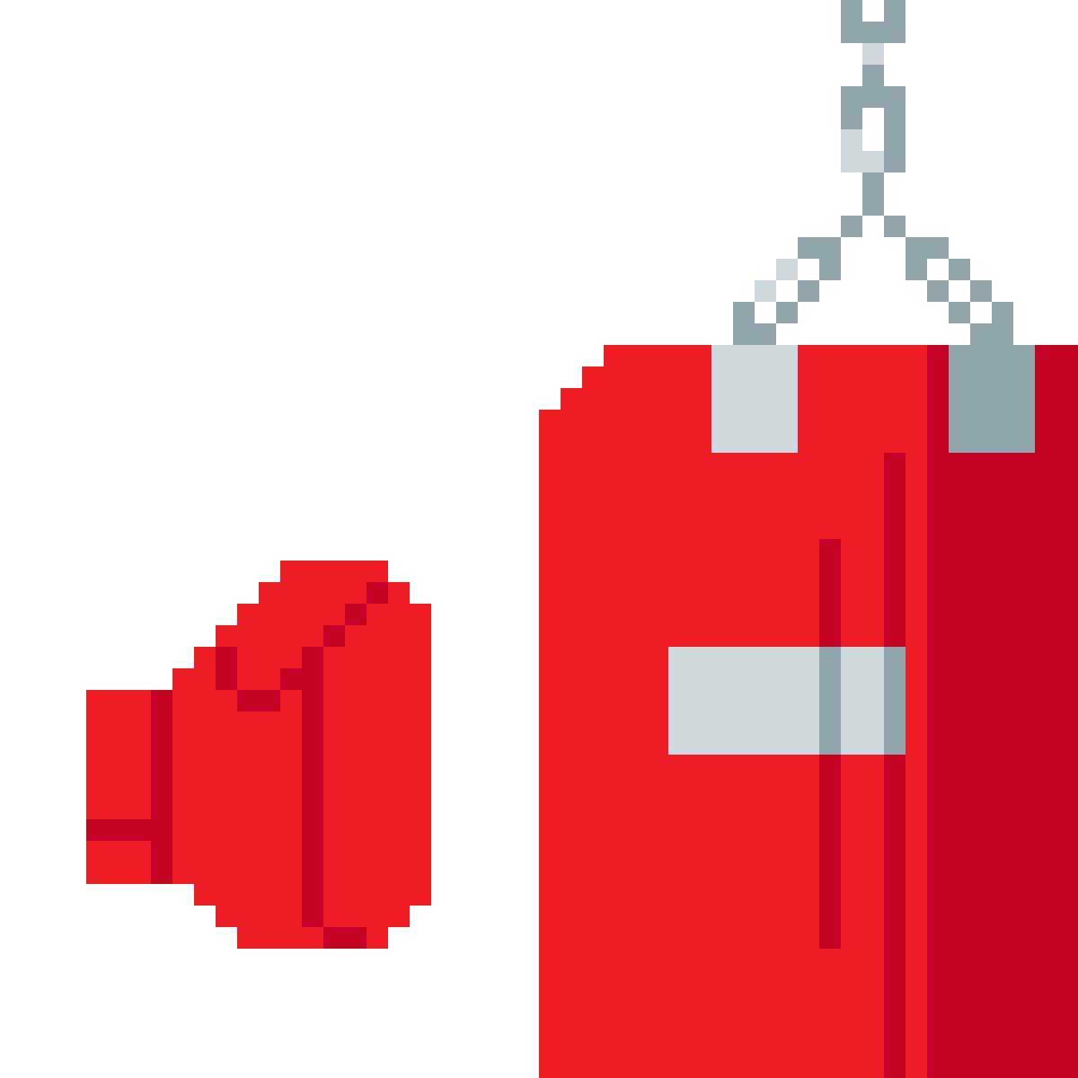 Pixilart Punching bag by Coldmacs