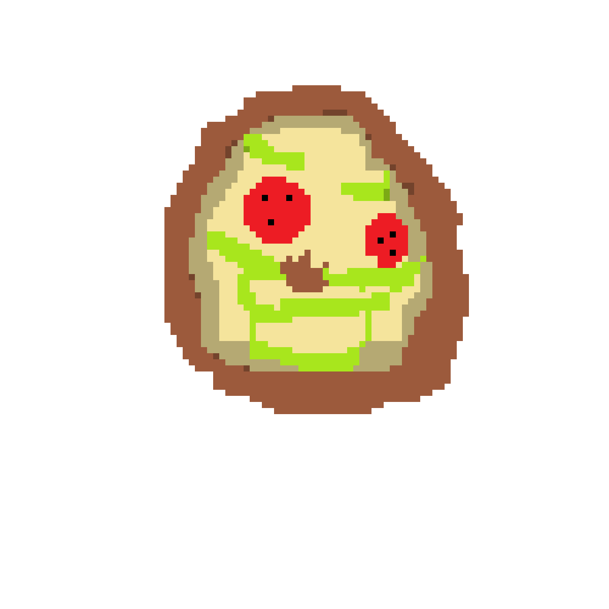 Pixilart pizza face by Sunkyminus