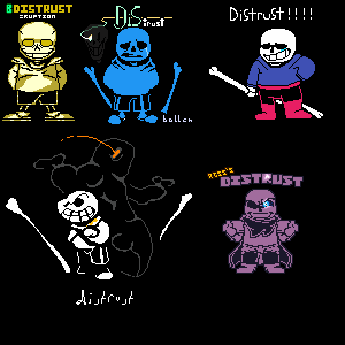 Pixilart - Distrust Collab by lire