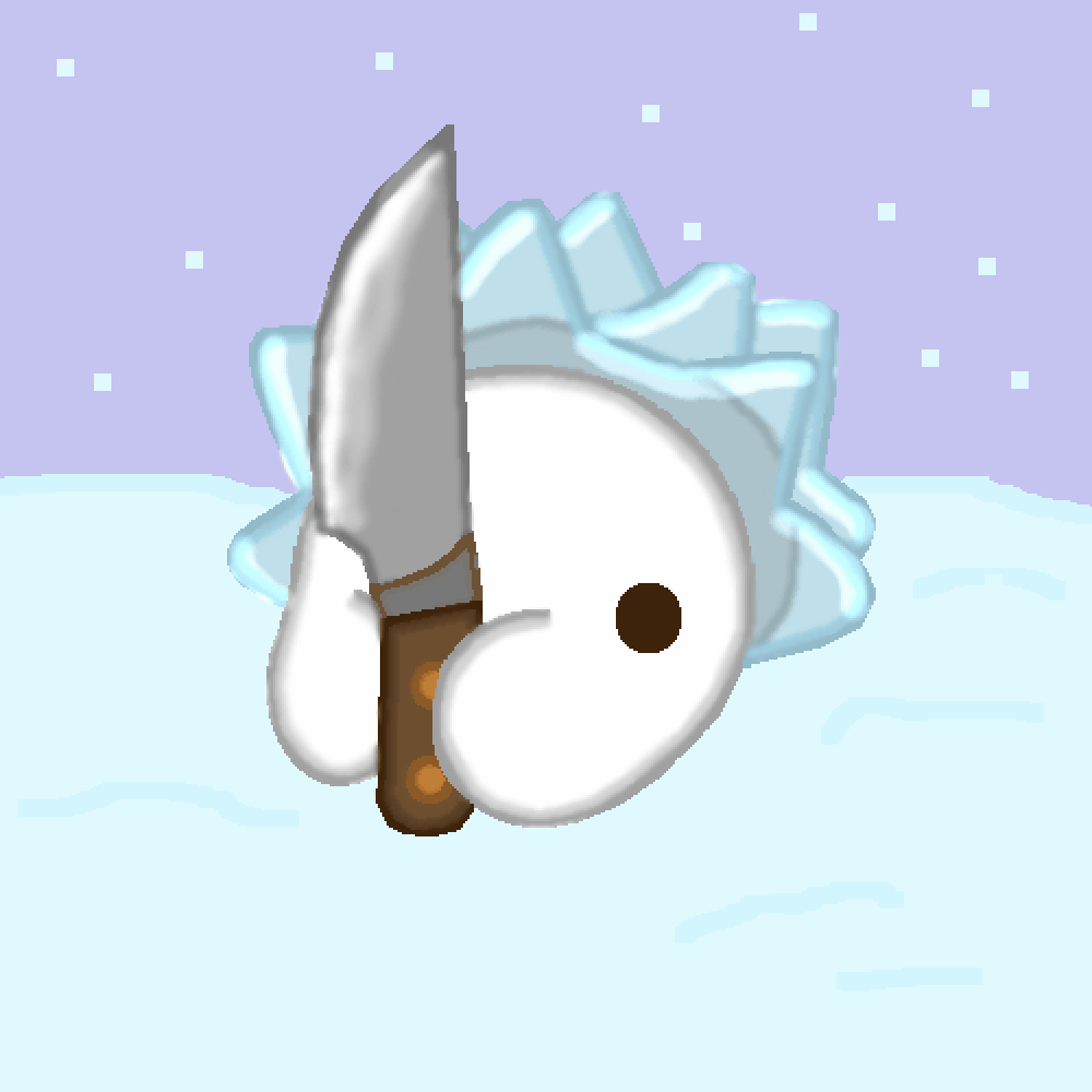 Pixilart - Snom With A Knife by ECHO-1089