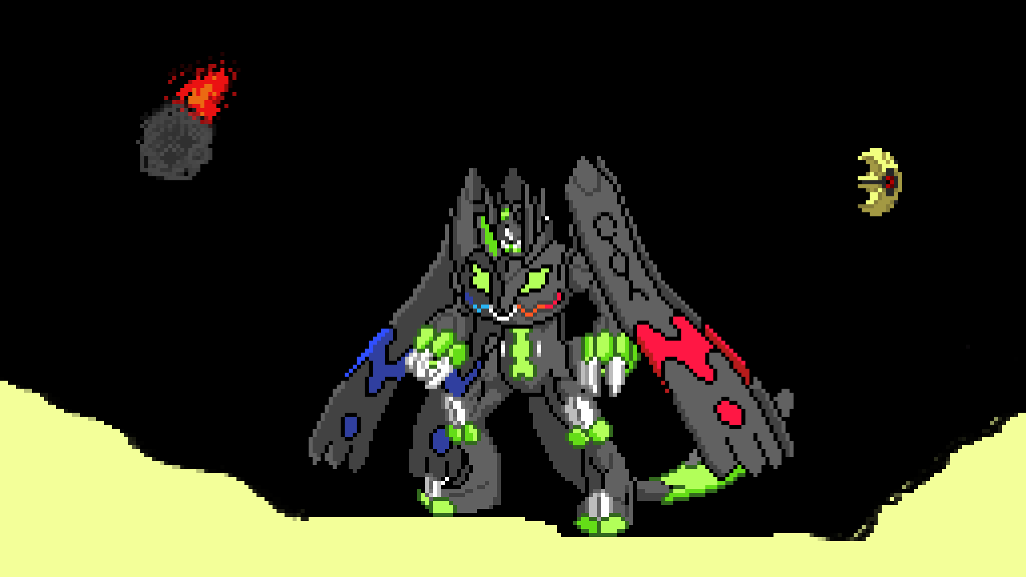 Pixilart Zygarde In Space by FlameSlayers