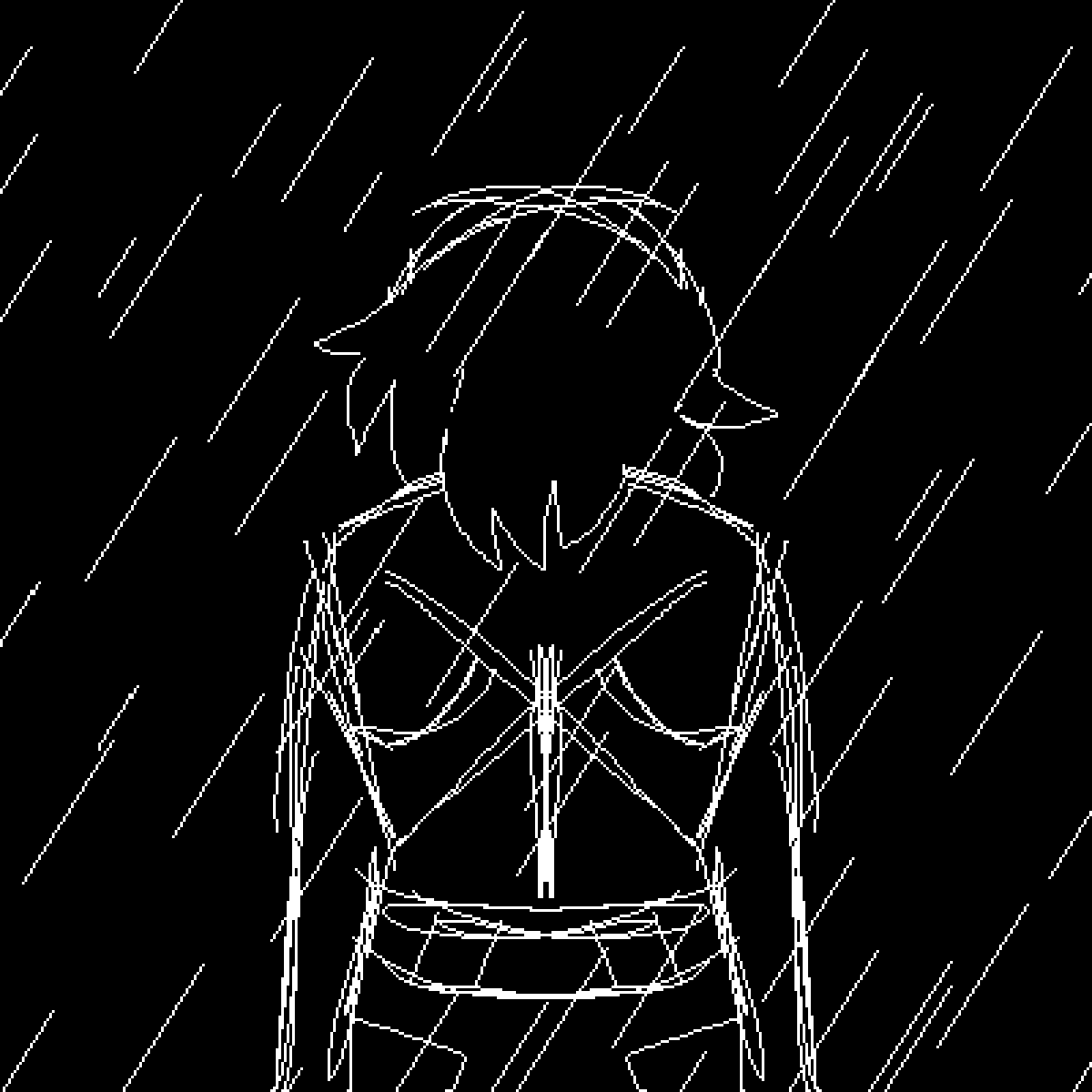 Pixilart - Raining by Green-Thing