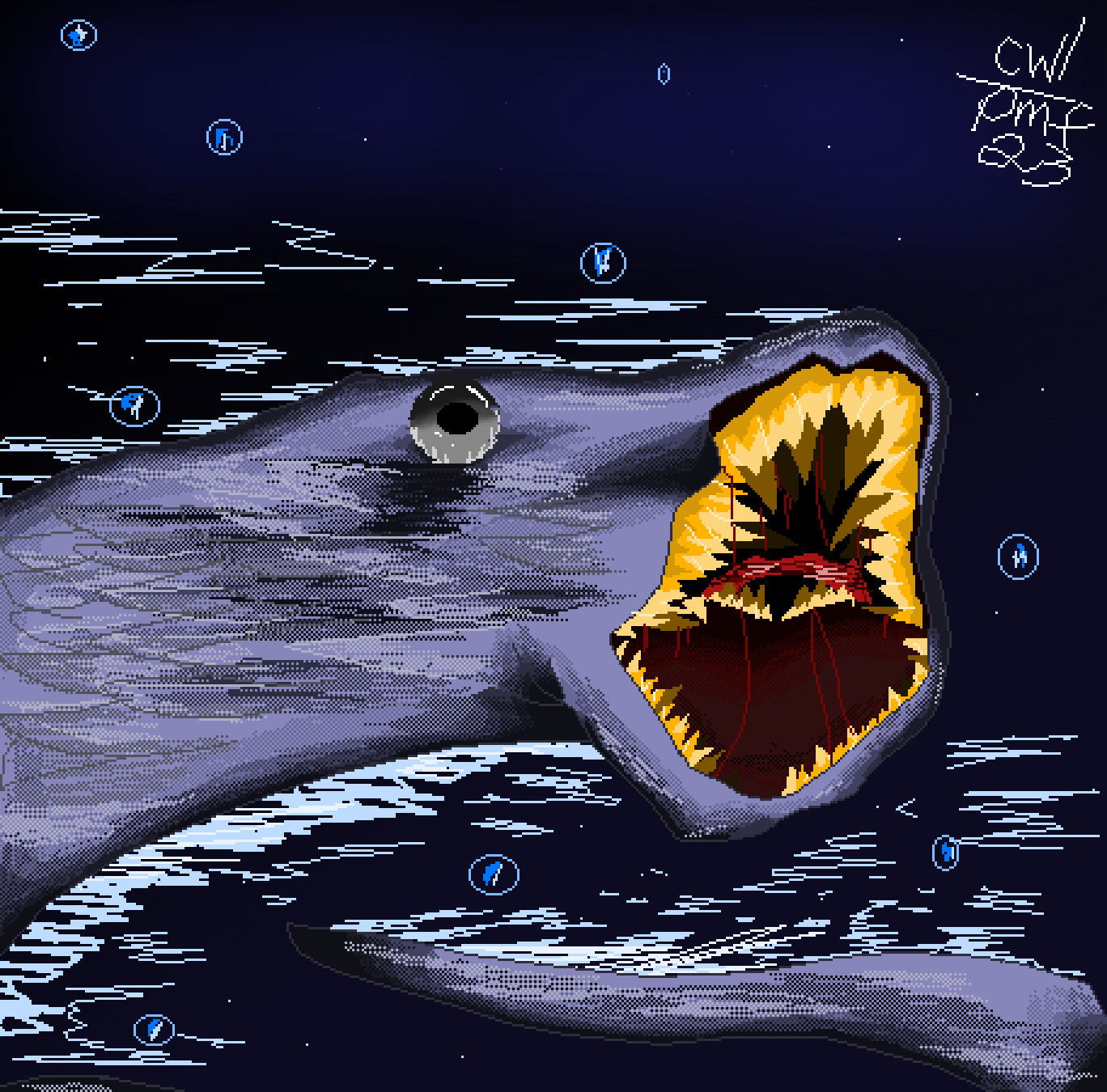 Pixilart - blood worm by Crystalwater1