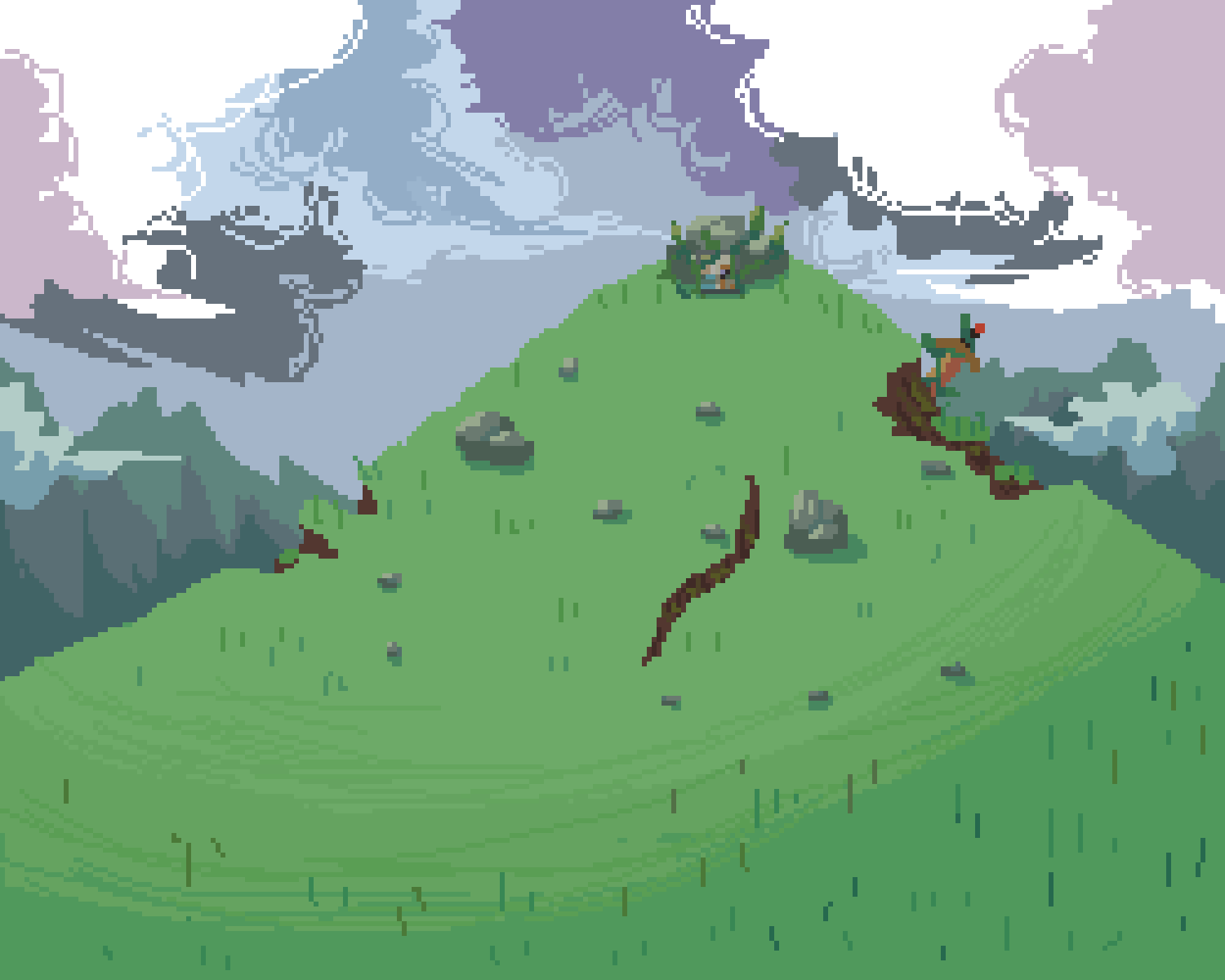 Pixilart hils by Timolotl