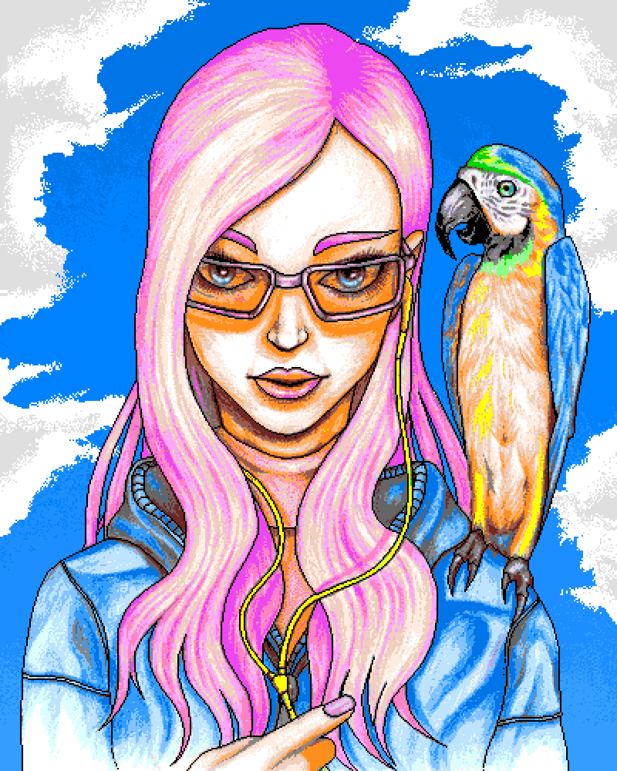 parrot-daily-art-challenge-pixilart