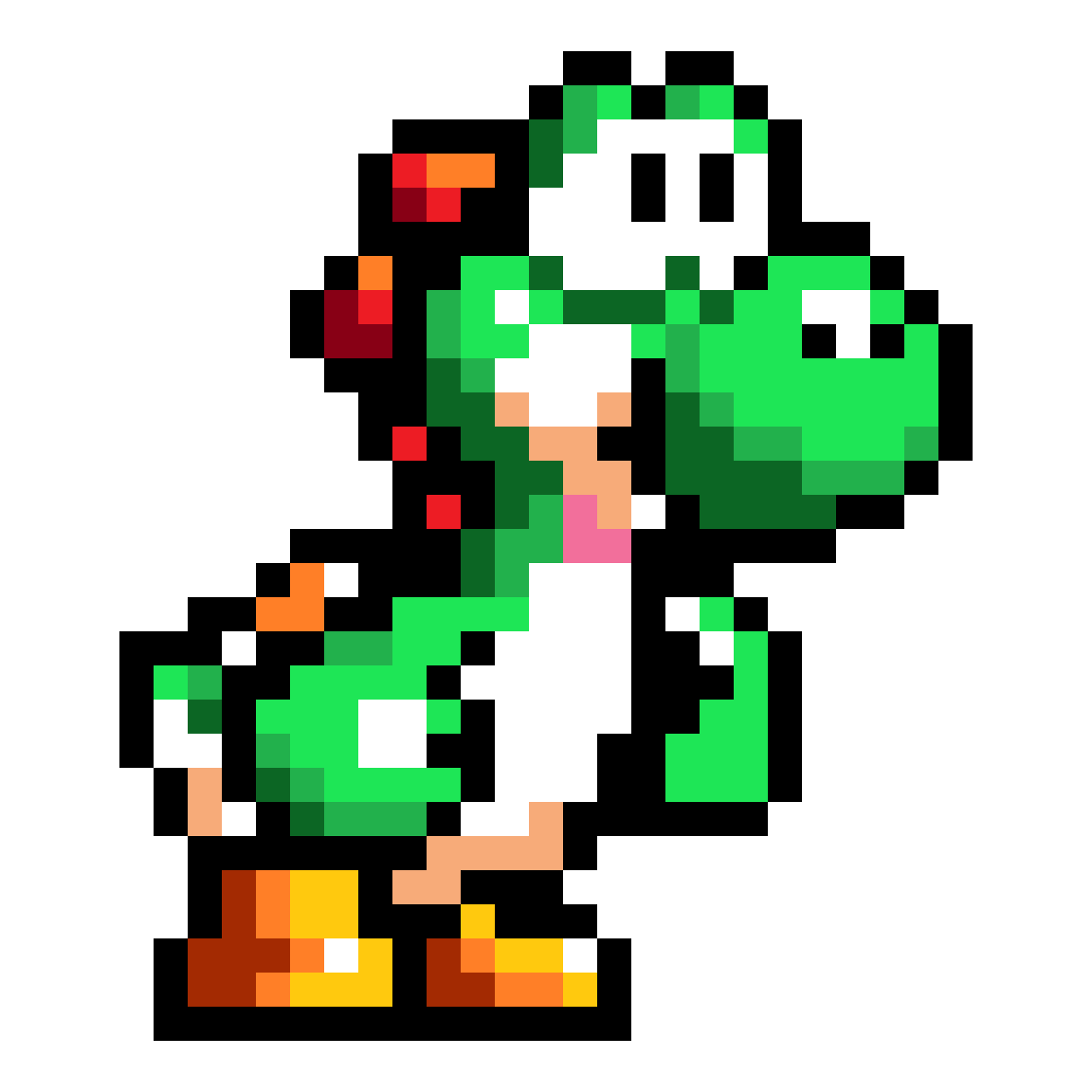 Pixilart - Yoshi pixel art by Diego-Carbajal