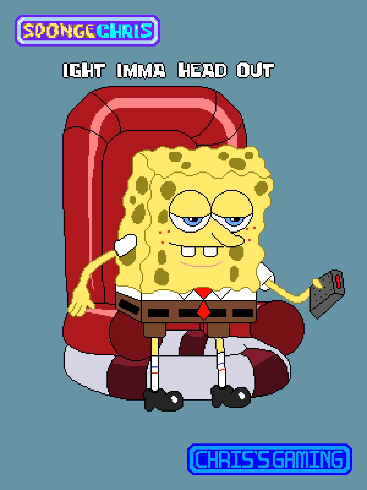 Pixilart SpongeBob Chair Meme by SpongeChris