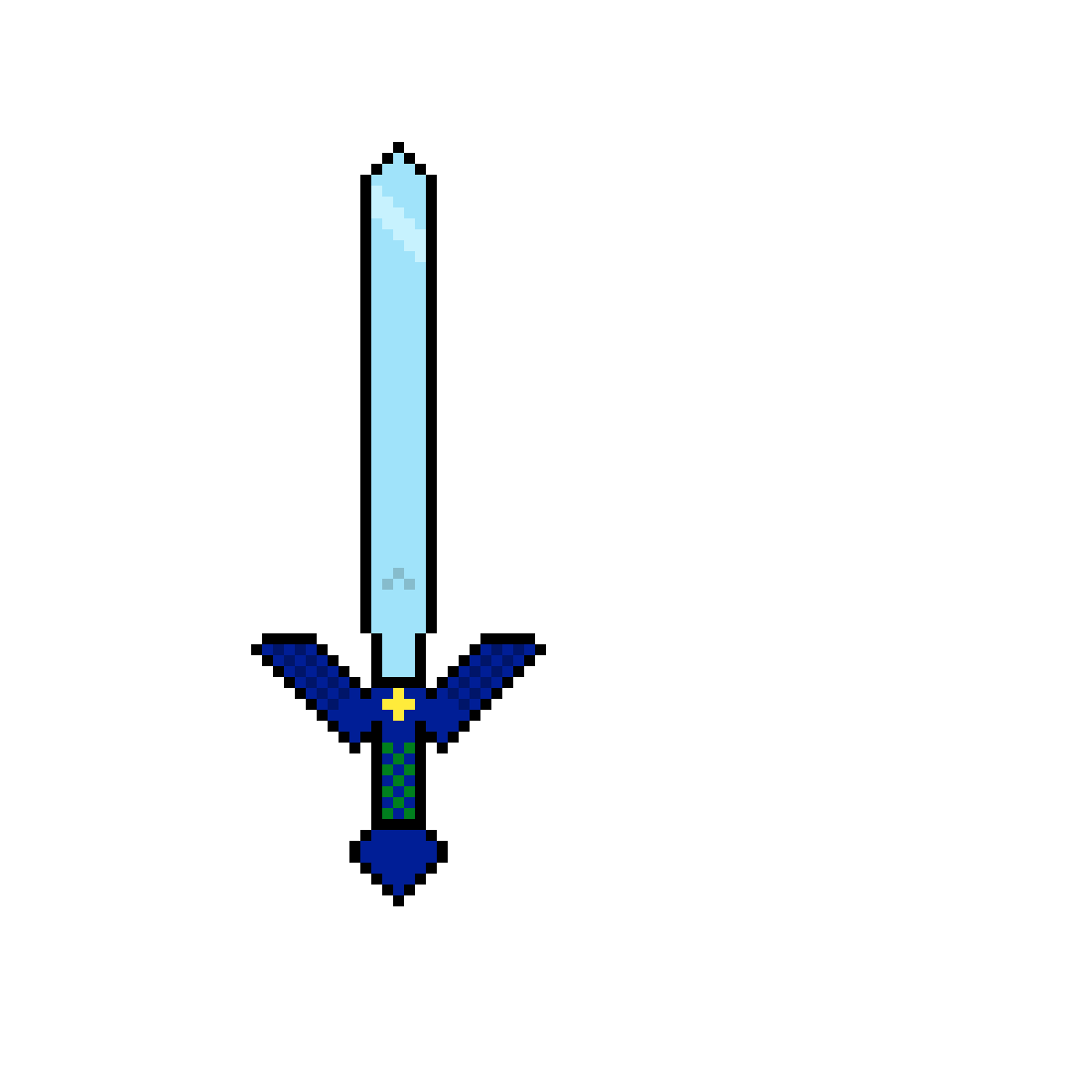 Pixilart Master Sword by Eluzzid