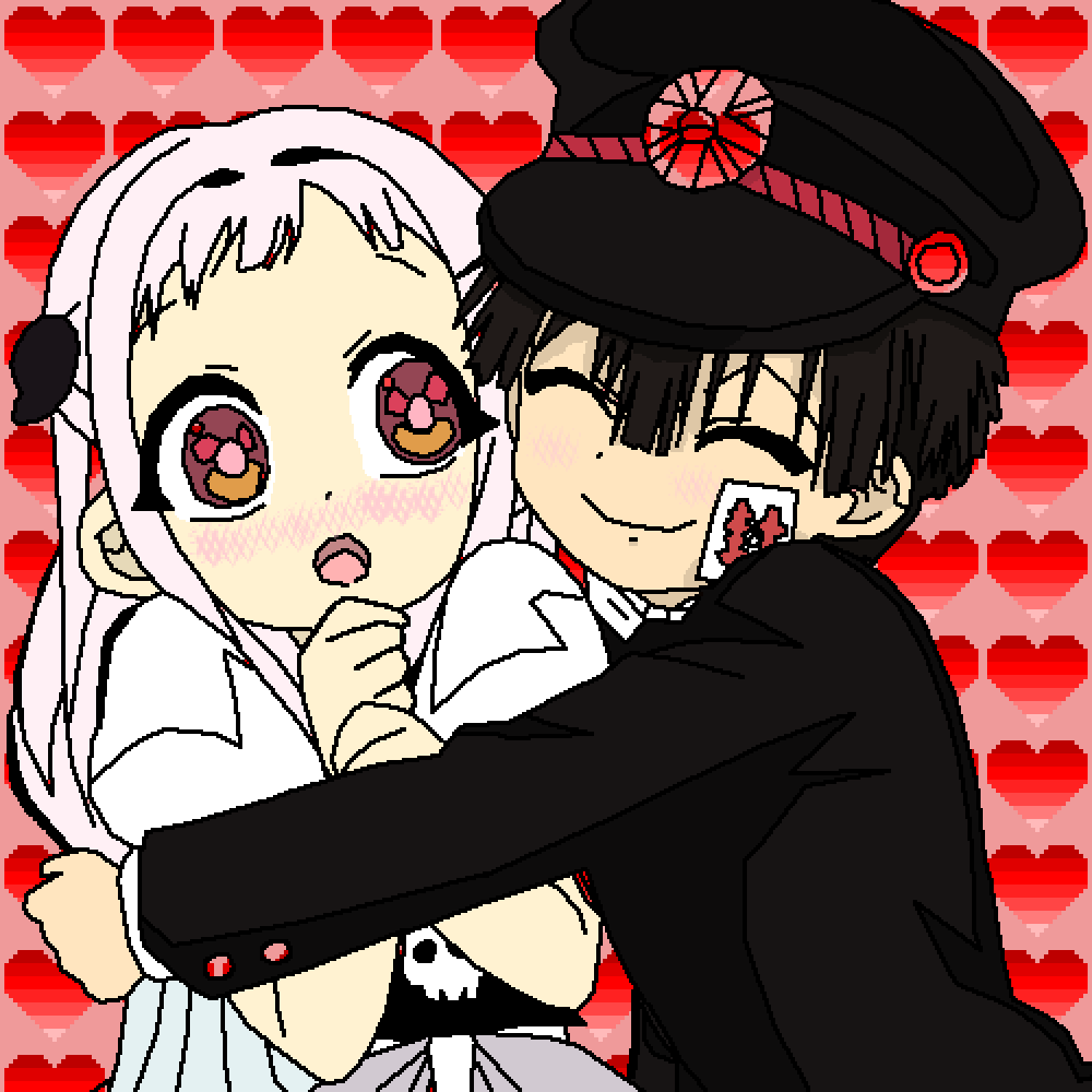 Pixilart Hanakokun and Yashiro Nene by anime879
