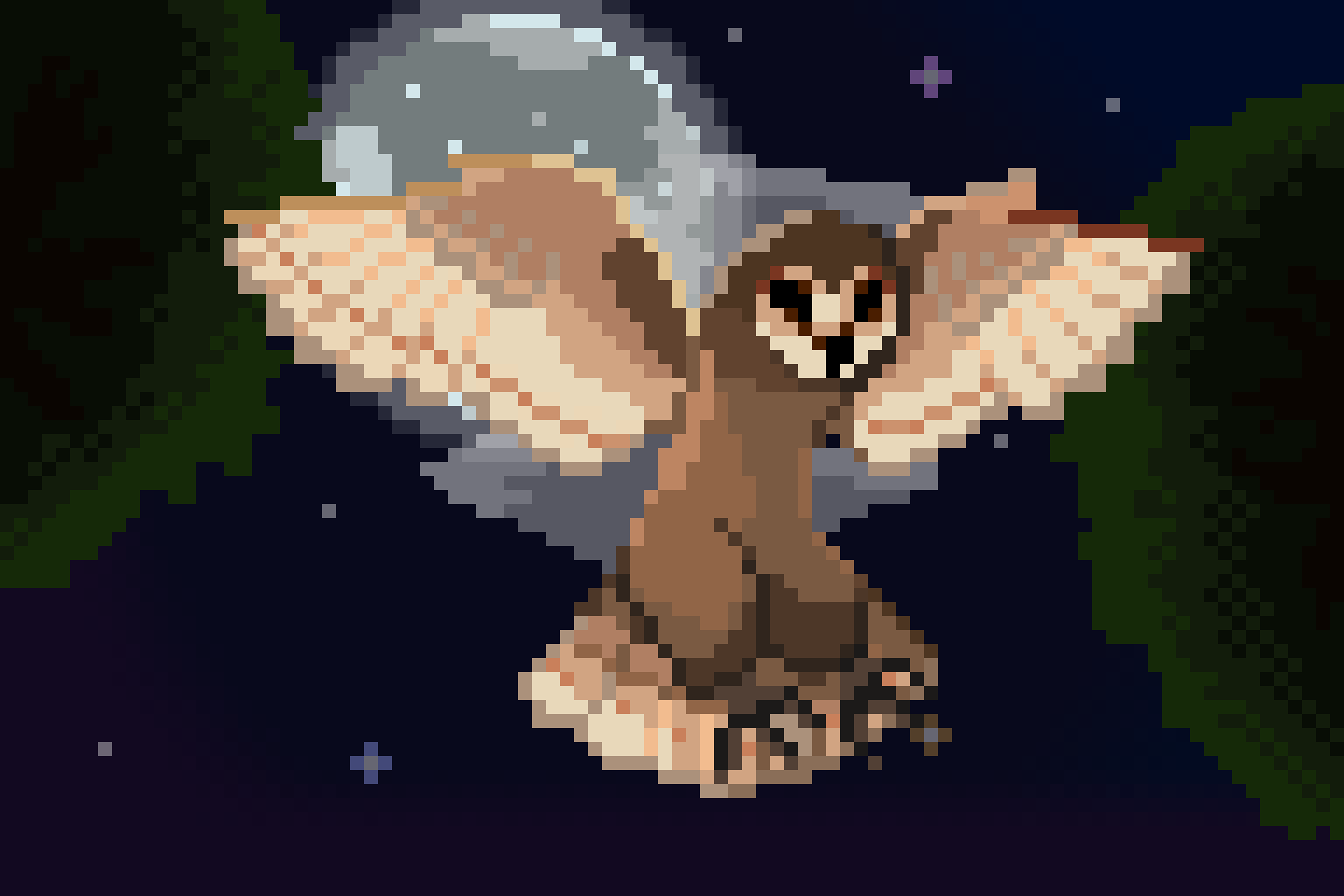 Pixilart - Swooping Barn Owl by MeloditeCat