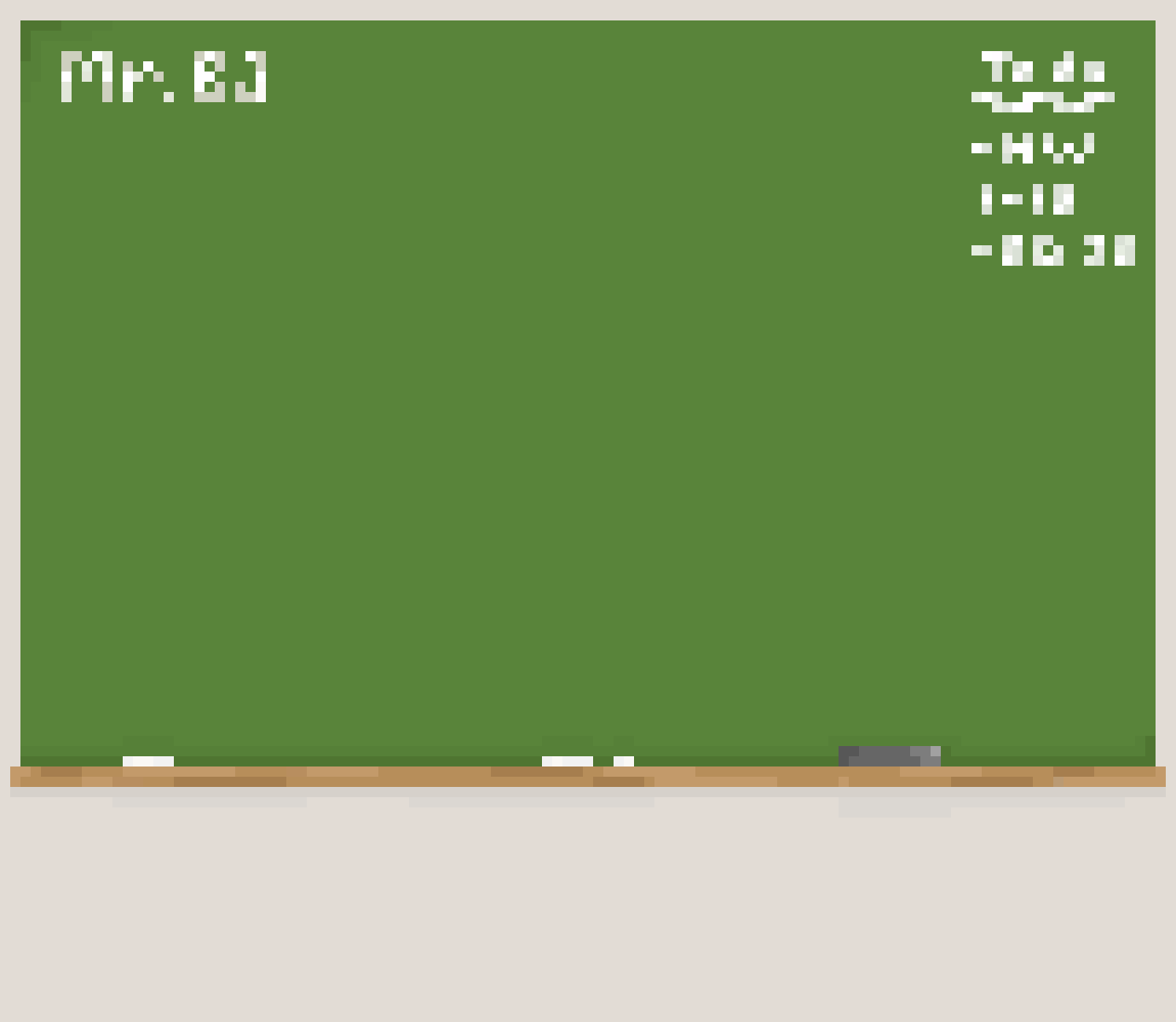 Pixilart Chalkboard by Slayday