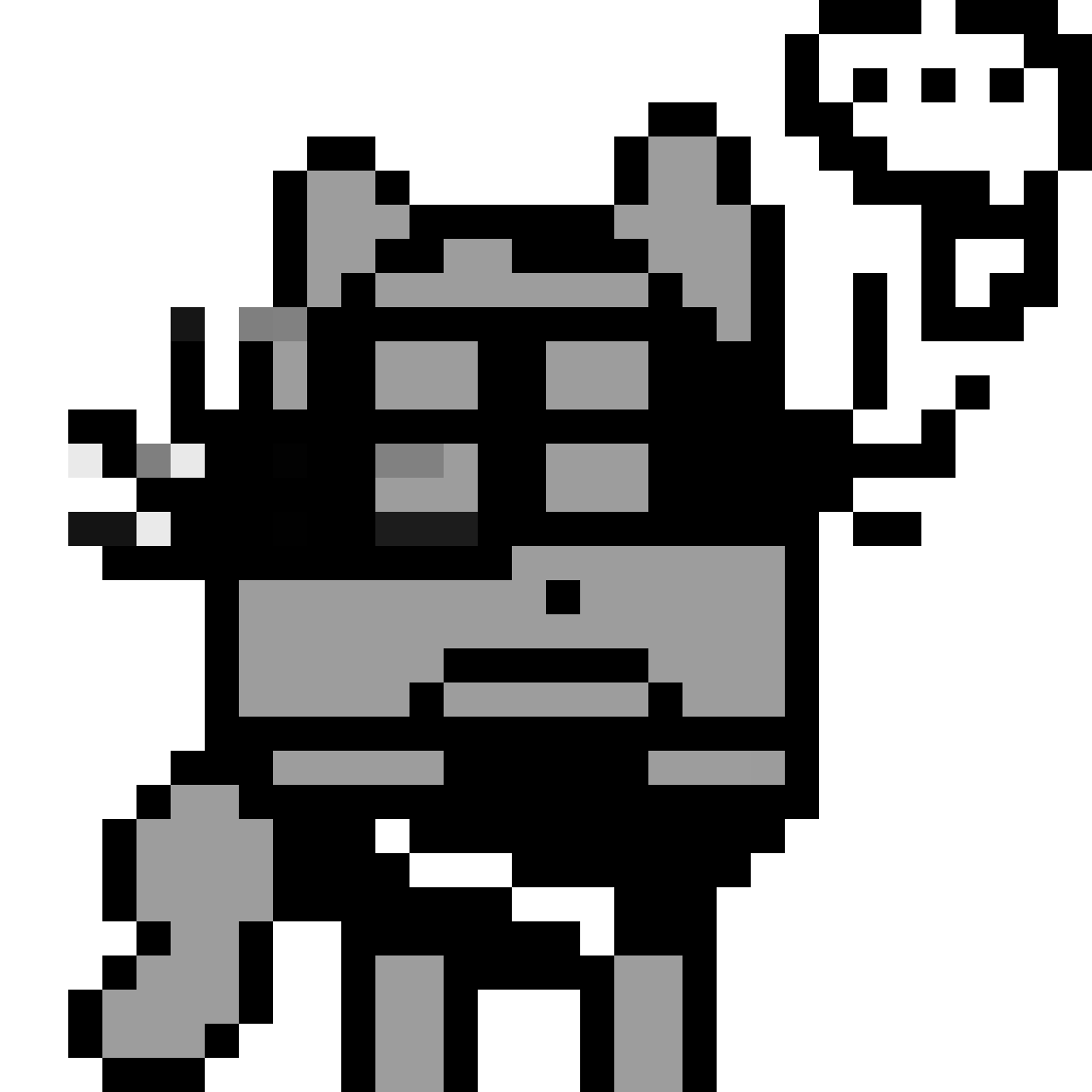 Pixilart Ninjino (Nyan cat x pizza tower style idle) by