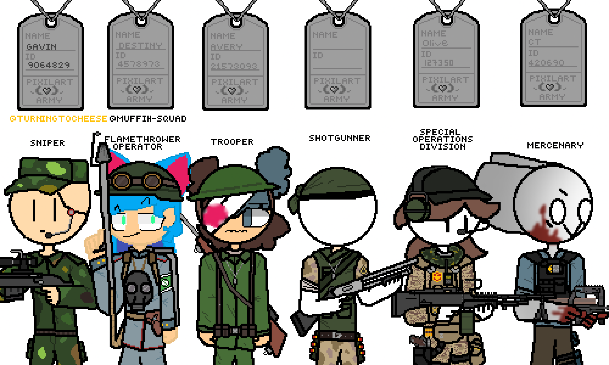 Pixilart - military ranks by starlight1