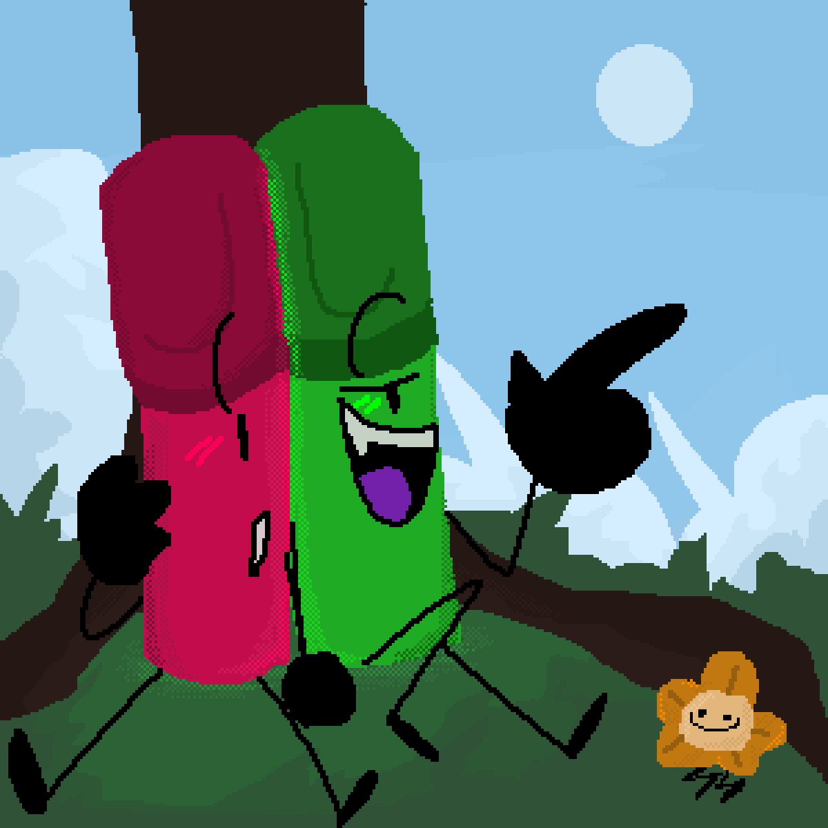 Greeny Pinky