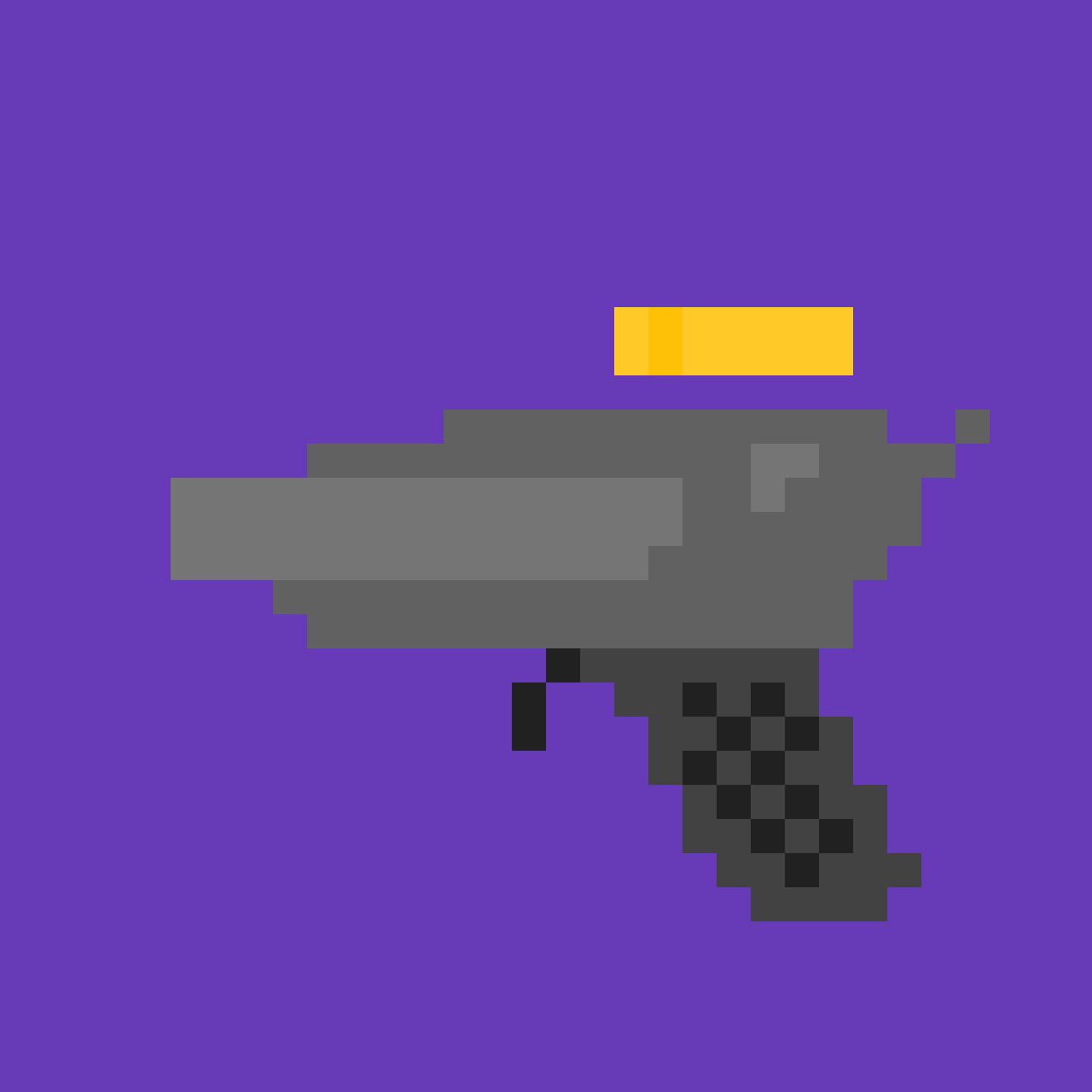 Pixilart a shooting gun by Corrupteddragon