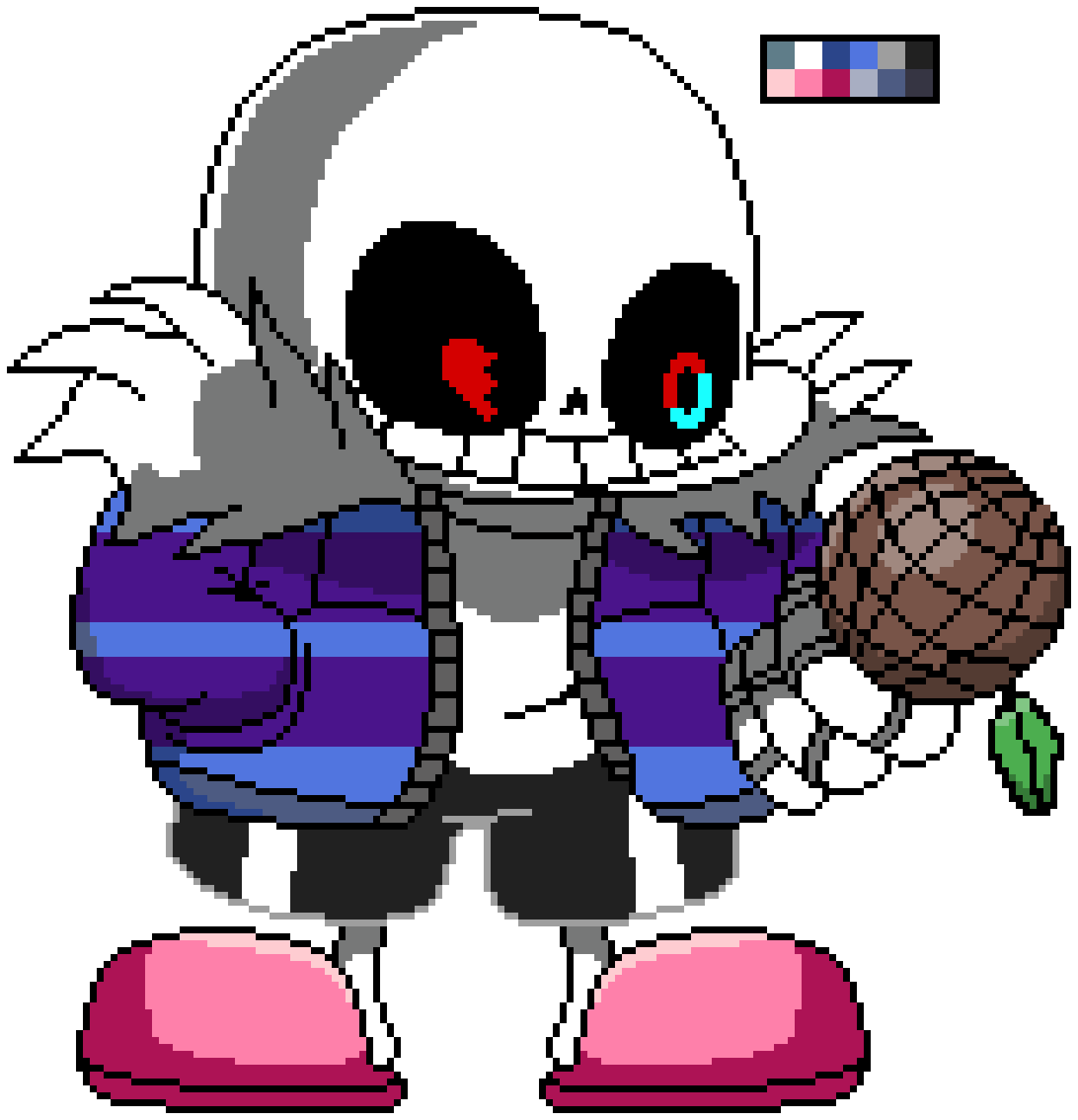 Pixilart My sans au by F4TaL3RrOR