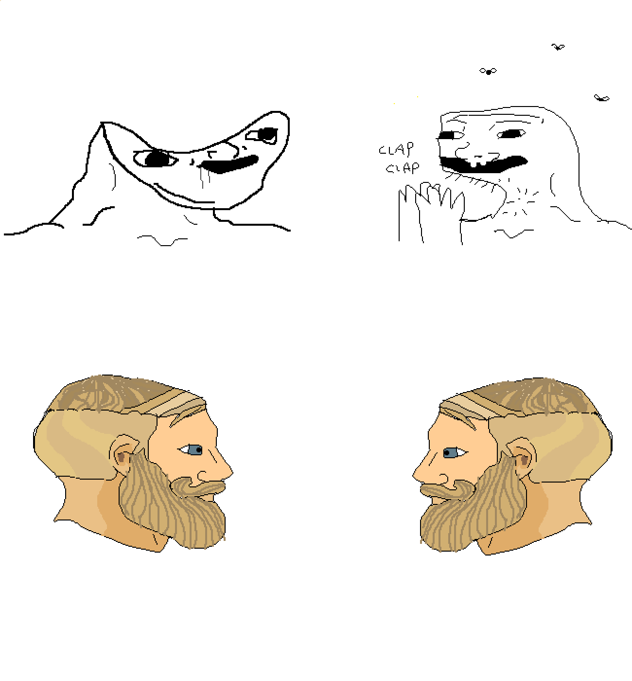 Pixilart - Wojak Template by AustralianDude