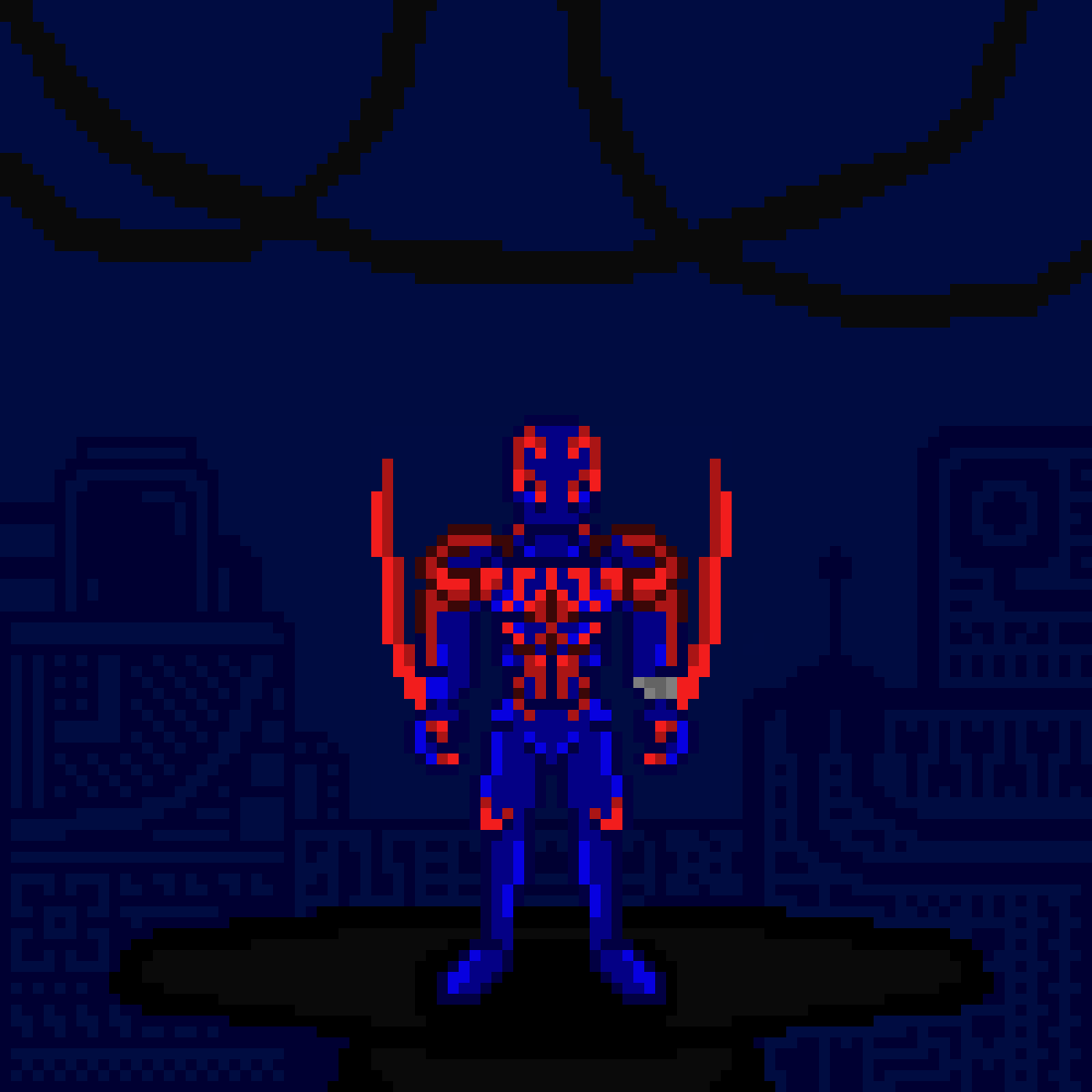 Pixilart - Spiderman 2099 by Affidavit