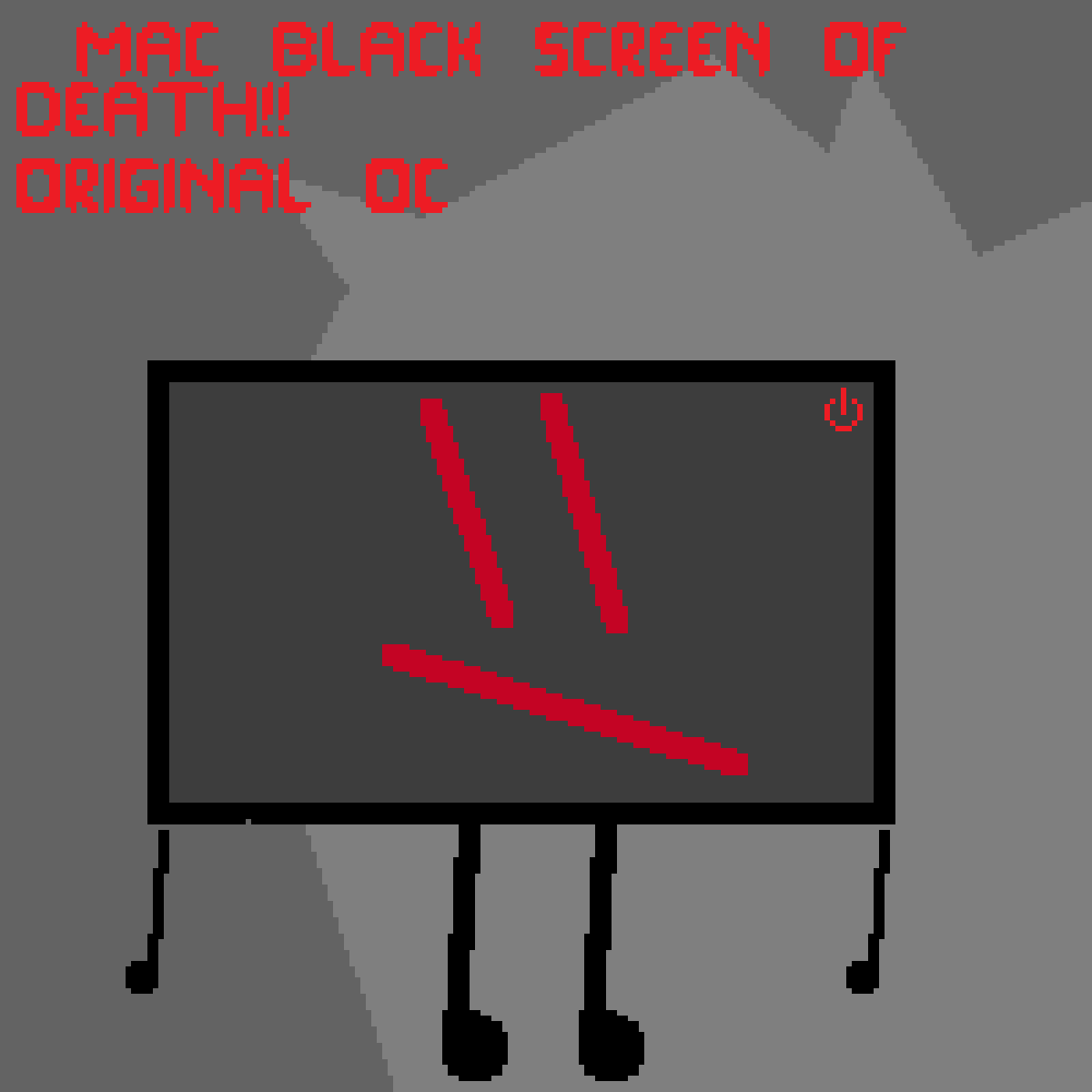 Pixilart THE MAC BLACK SCREEN OF DEATH!! by CringeCentral