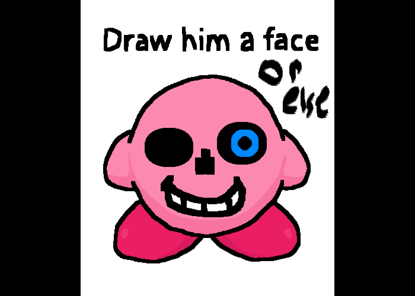 Pixilart - kirby face by Mr-moron