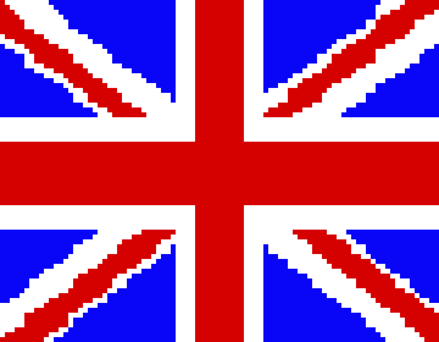 Pixilart UK flag by E3E3e