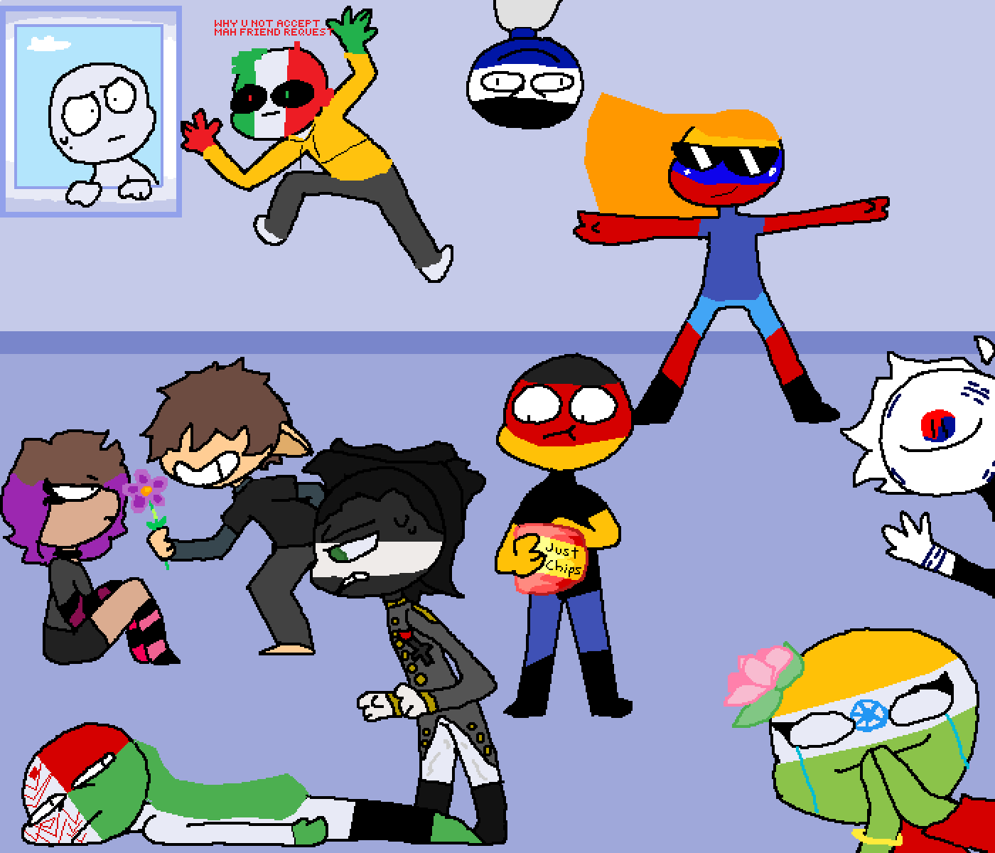 Pixilart - Prussia after seeing rule 34 countryhumans: by ColonialPrussia