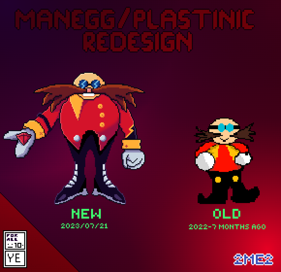 Pixilart Manegg/Plastinic Redesign D (description) by 2ME2