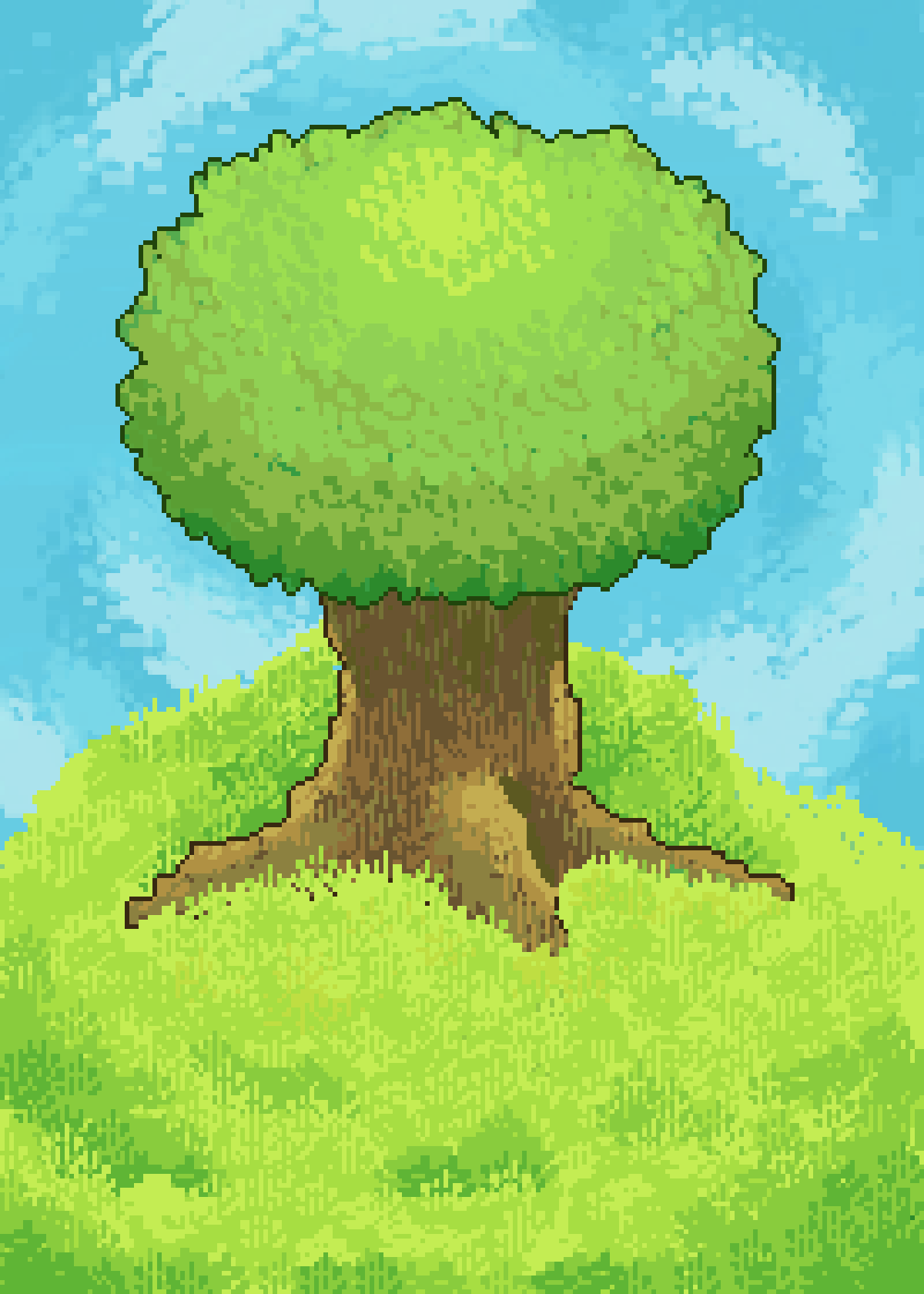 Pixilart - Giant tree by AlbertAltreb
