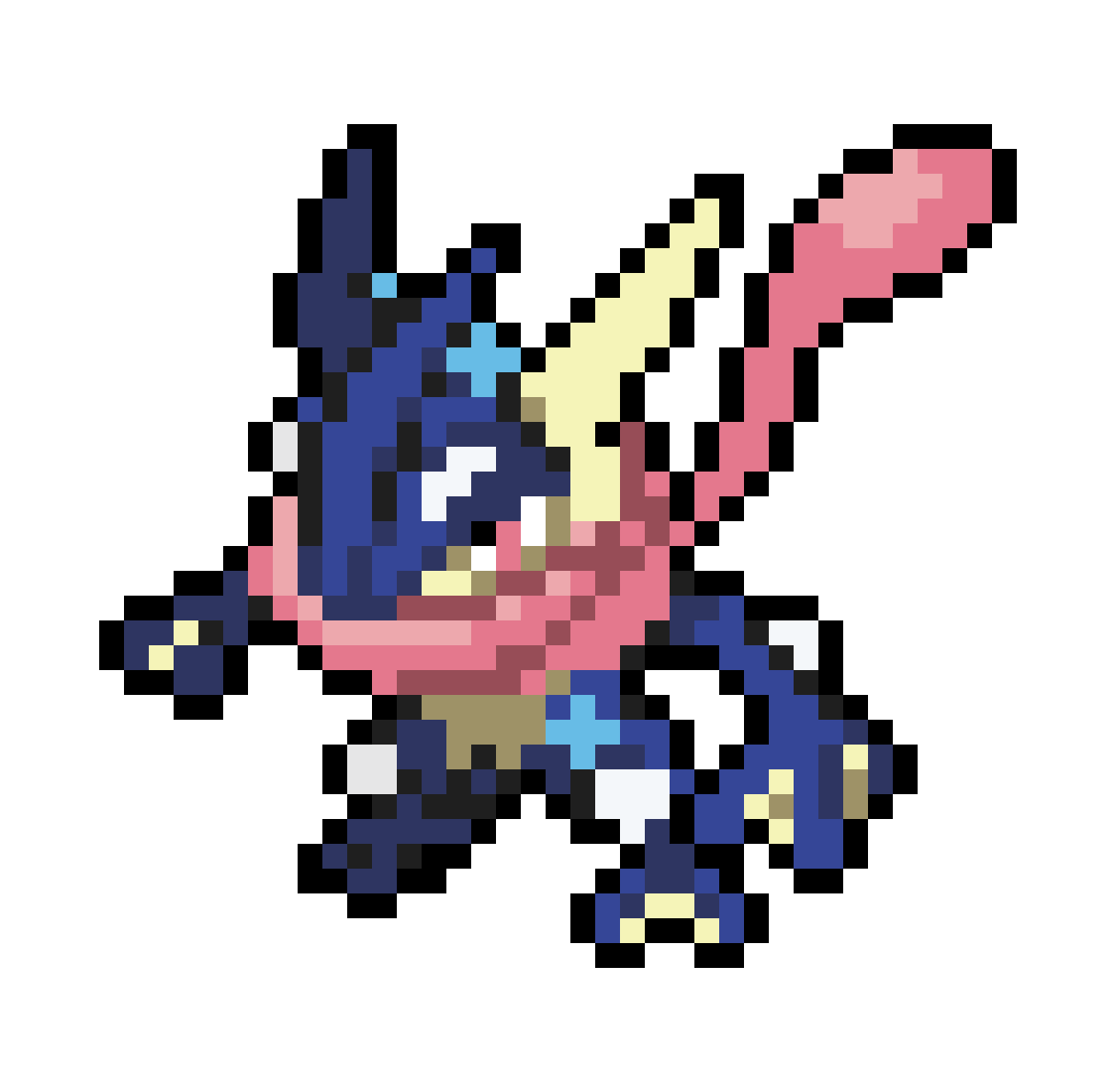 Greninja Pokemon Sprite Greninja Pok mon UNITE Wiki Fandom