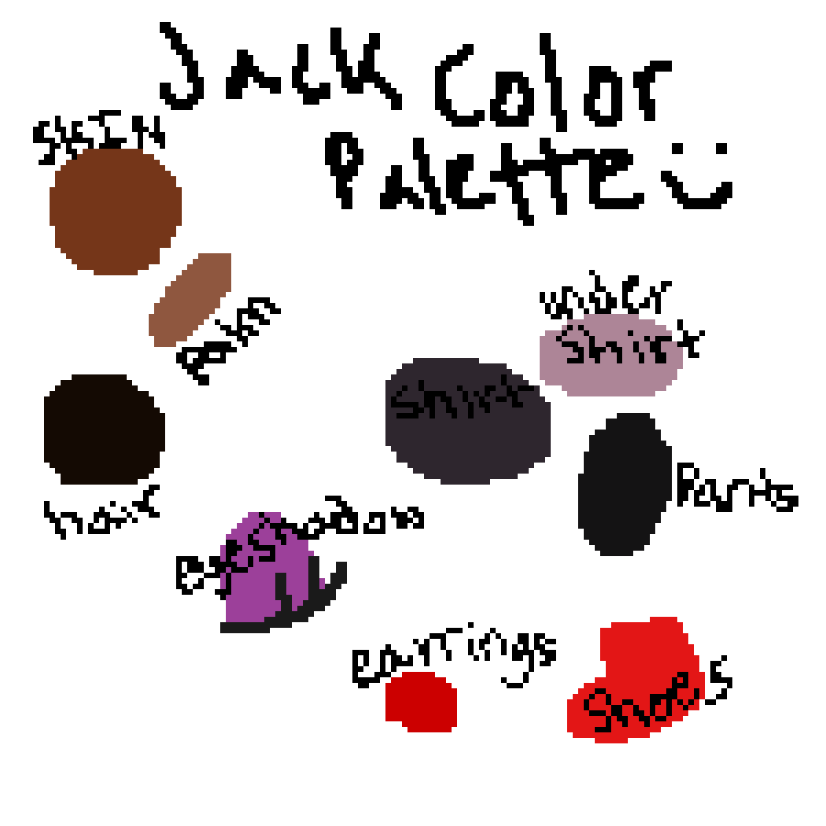 Pixilart Jack's color Palette by Gregetory