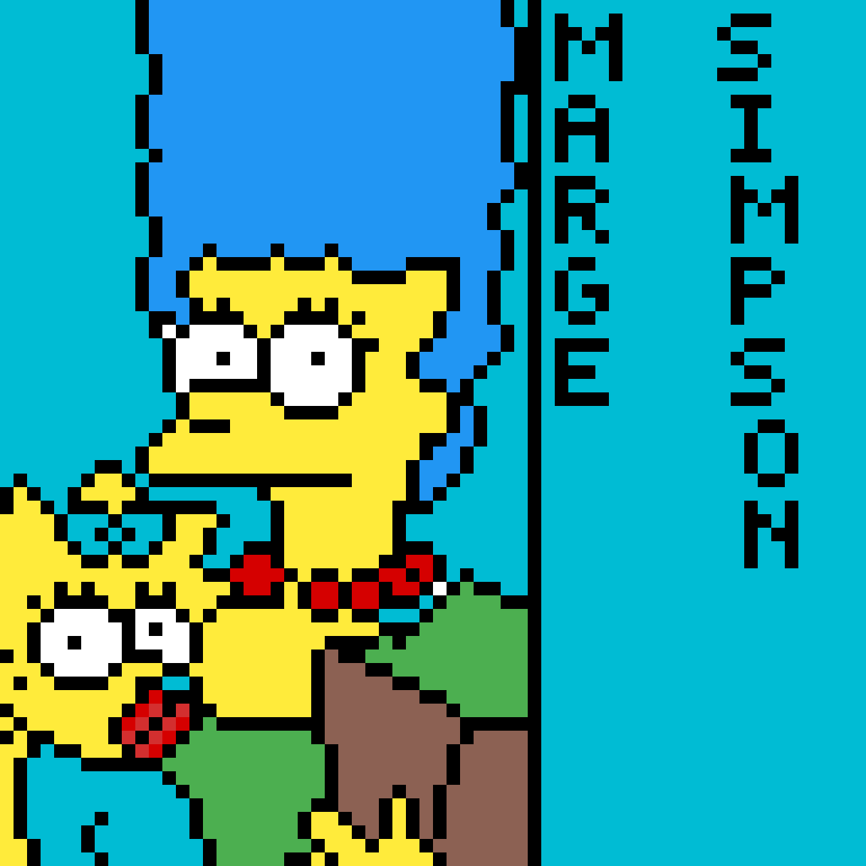 Pixilart - marge simpson by imnotjj