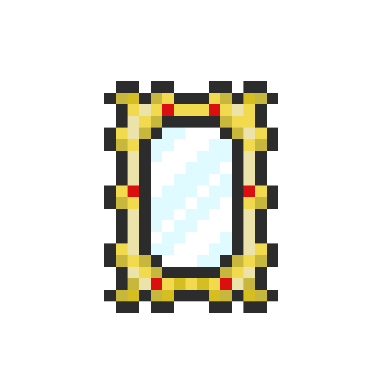 Pixilart Decorative Mini Mirror Crest by Fucckubus