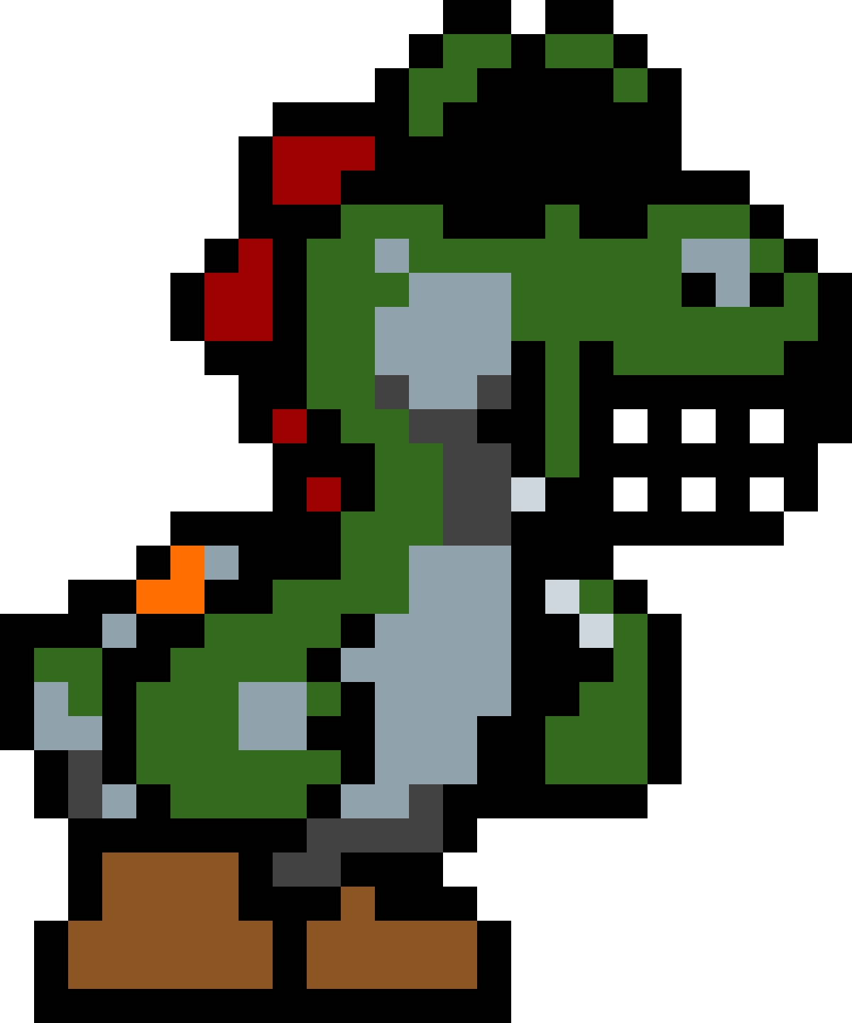 Pixilart - Distorted Yoshi.666 by Kindred529
