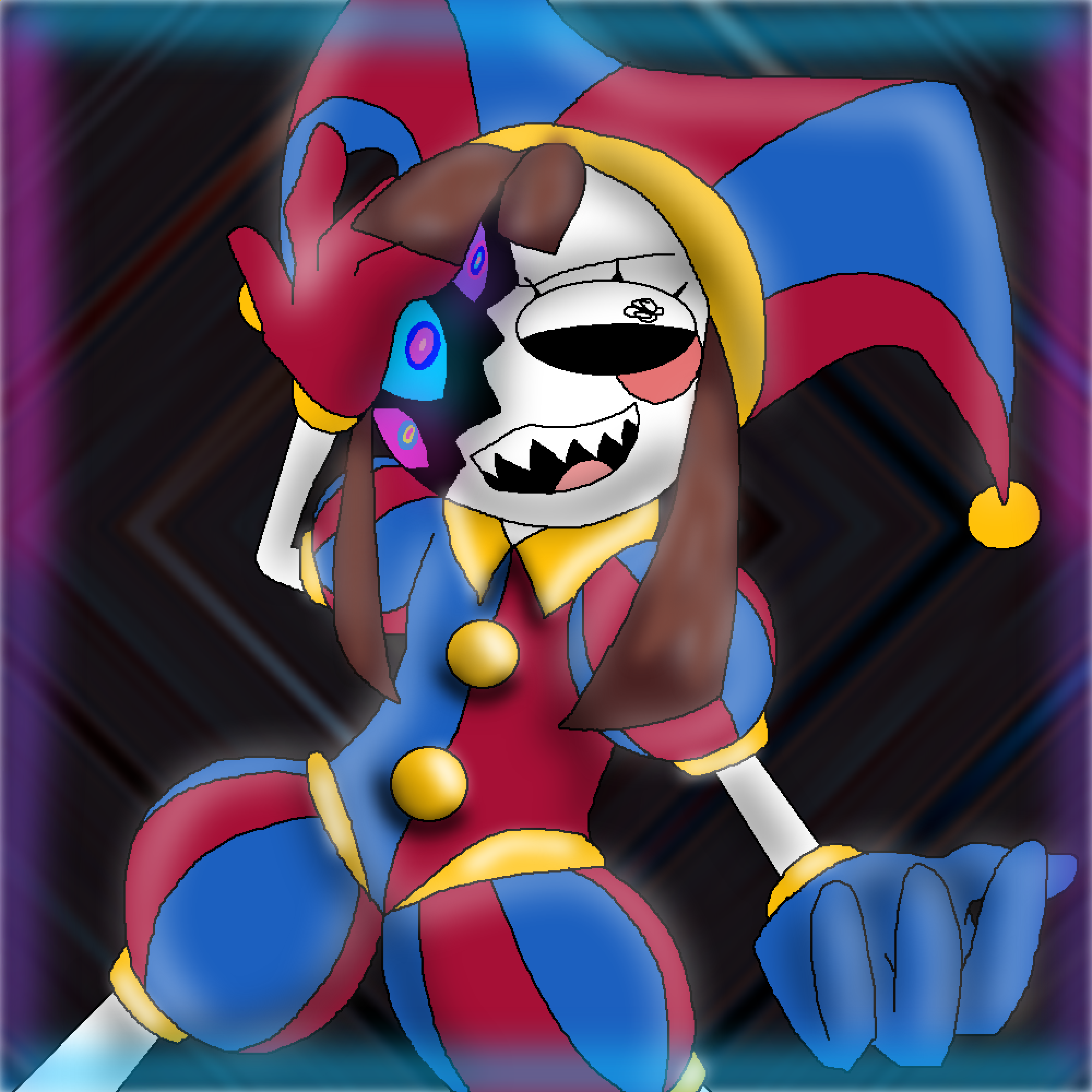 Pixilart Partially Abstracted Pomni By B1rdL0ver pixilart-partially-abstracted-pomni-by-b1rdl0ver