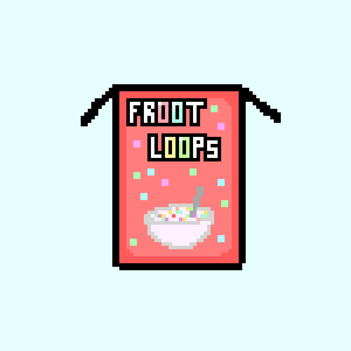 Pixilart The cat in the cereal box by MiminXD