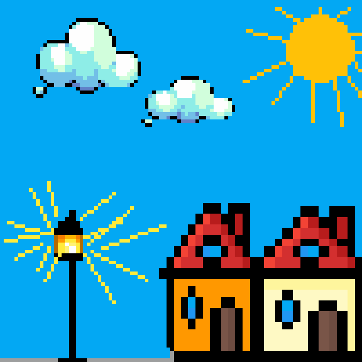 Pixilart light pollution by ecoskos