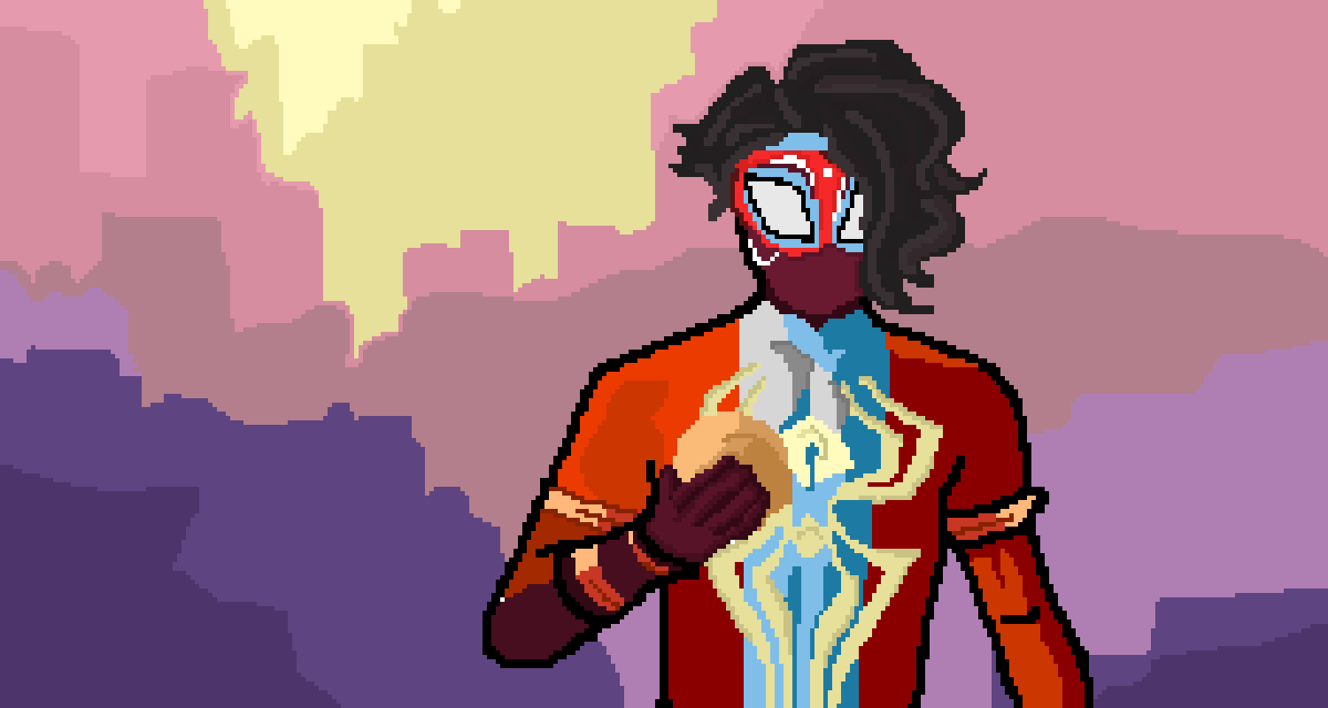 Pixilart - Pavitr Prabhakar (Spider-Man) by KennedySchwam8