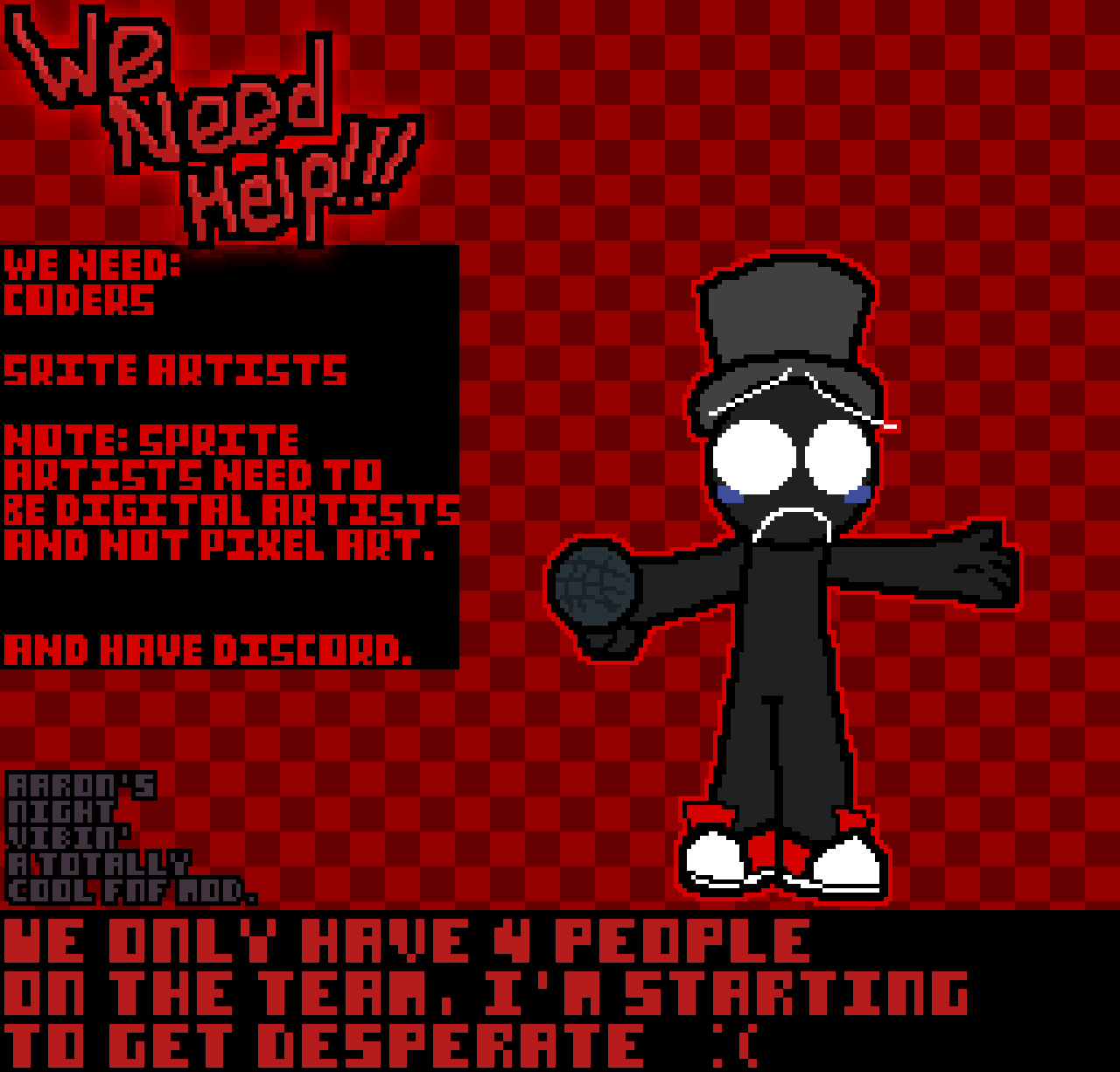 Editing HELP WANTED ANV!!! Free online pixel art drawing tool Pixilart